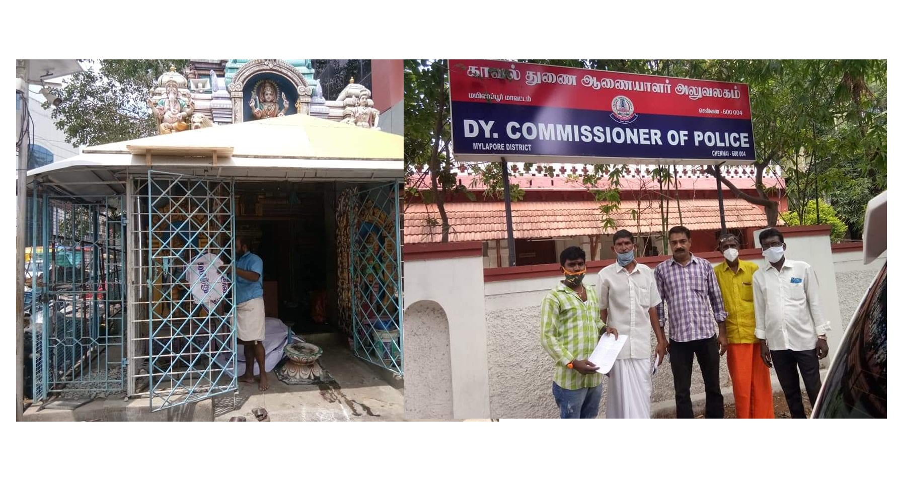Hindu Munnani comes to the rescue of Thandu Mariamman Temple in Mylapore
