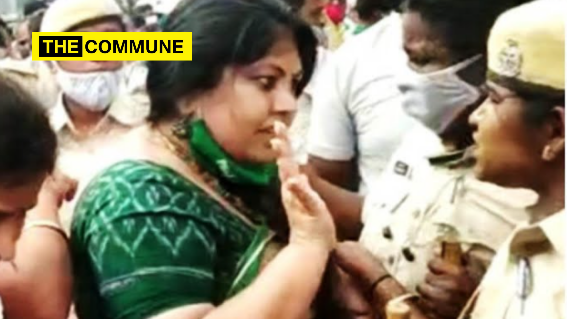 “Who The Hell !”: Congress MLA Sowmya Reddy assaults lady constable in public