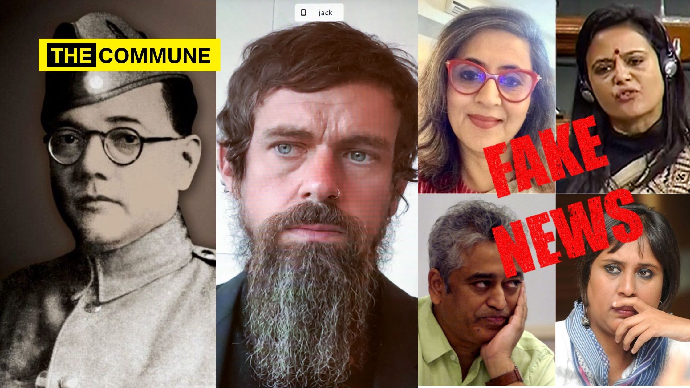 Journalists peddle fake news about Netaji’s portrait, Twitter does a clean-up job for them