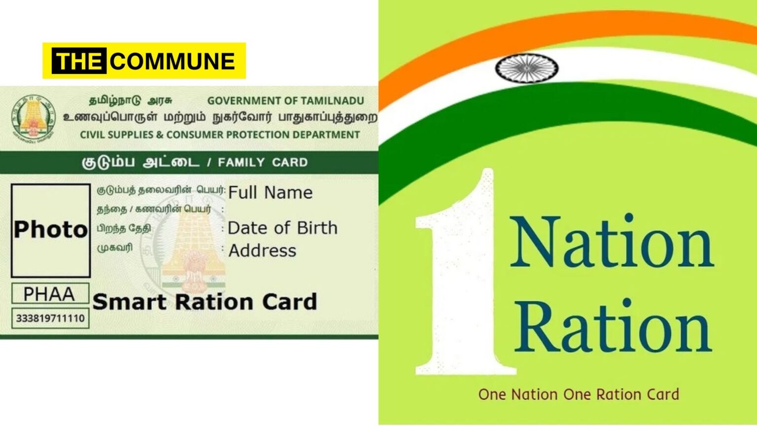 Tn Ration TN Becomes 11th State To Complete One Nation One Ration Card System ...