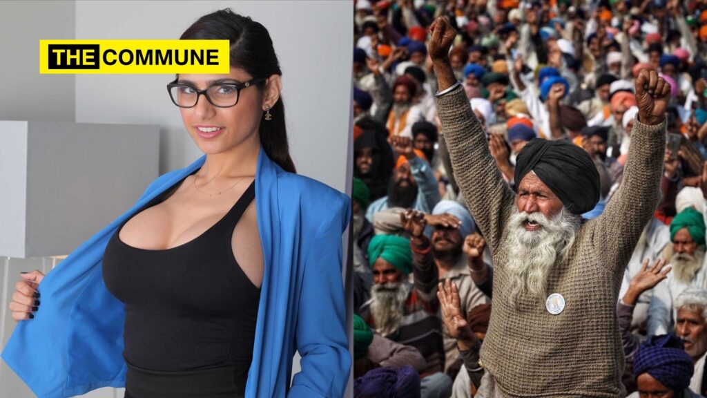 Mia Khalifa supporting farmer protests