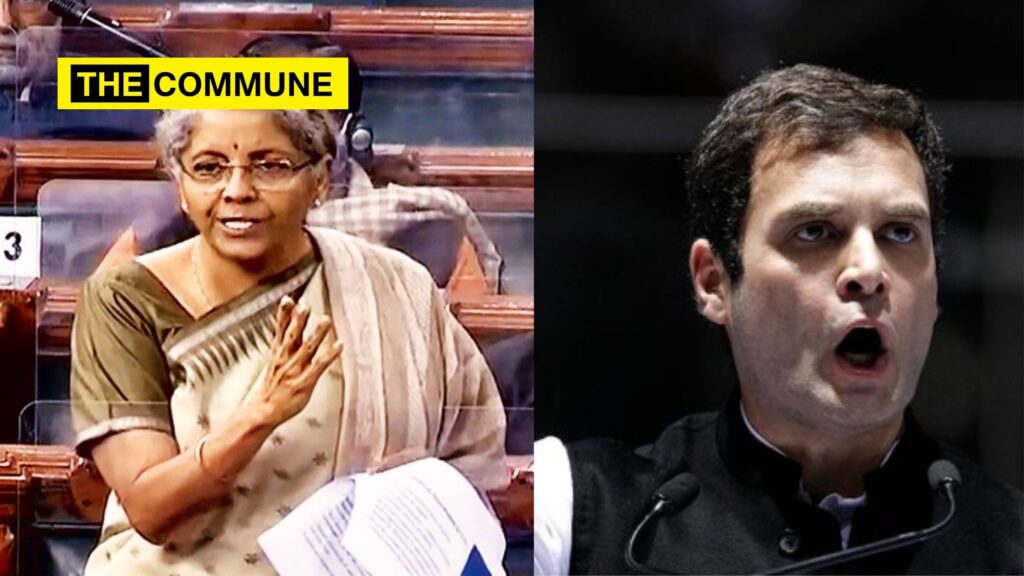 Nirmala Sitharaman rahul gandhi