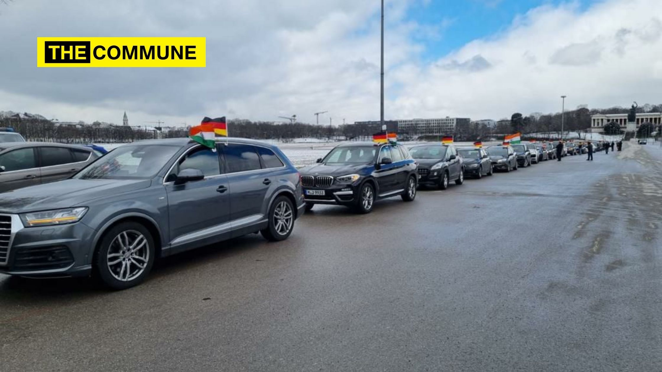 Car rally held in Germany to mark 75 years of Indian independence India Germany car rally