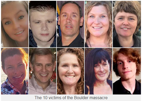 Victims of Boulder shooting