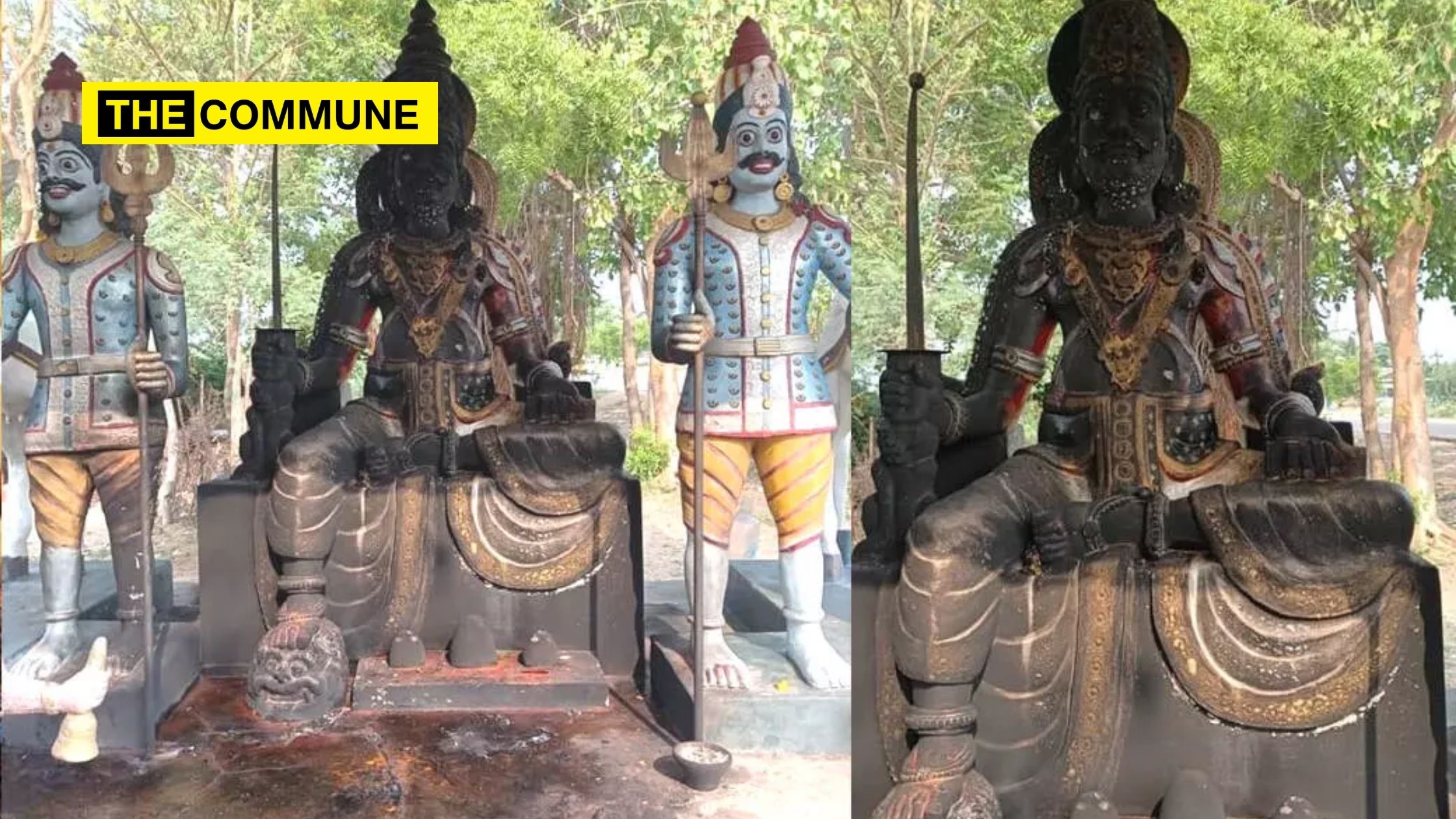 Idol from Muniyappan temple immolated using petrol by mysterious men ...