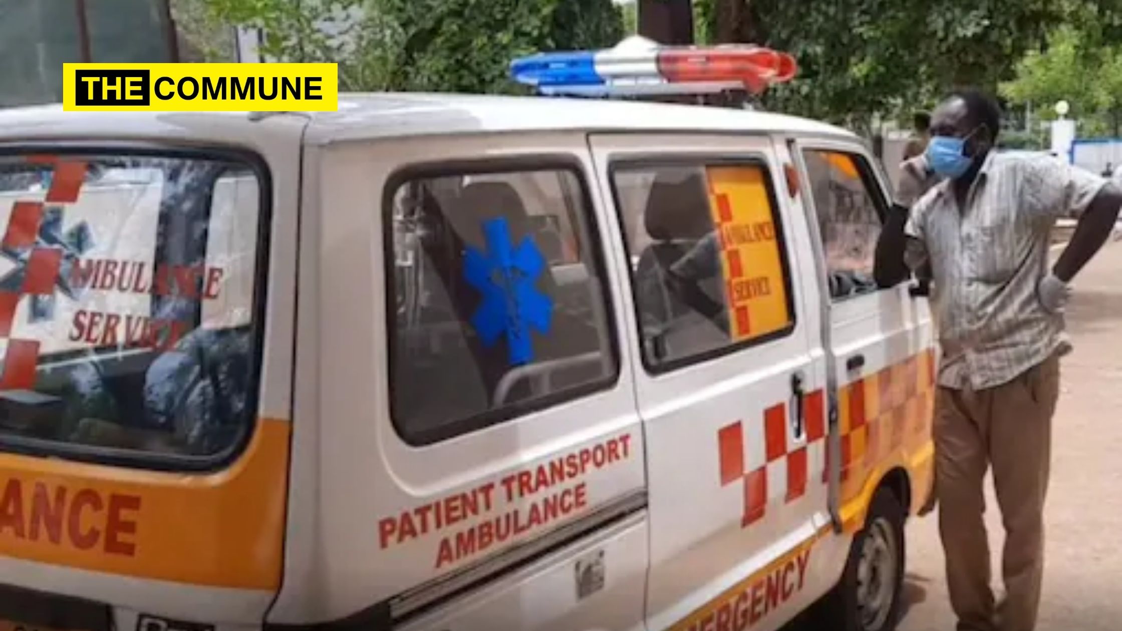 Ambulance driver takes patient to hospital on bicycle due to lack of proper roads in Assam