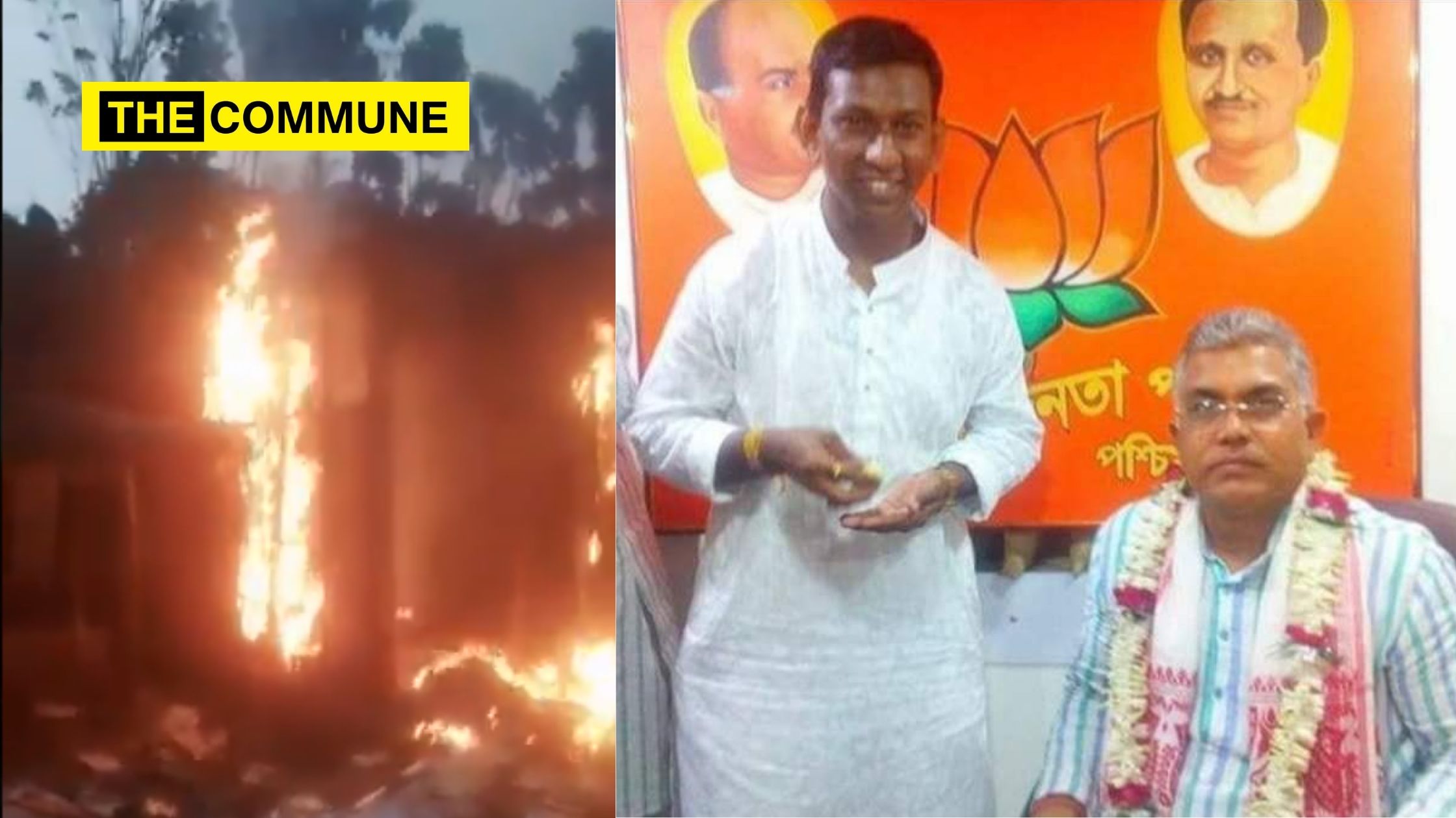 Attack against Hindus begin in WB: TMC workers lynch BJP party worker Abhijeet Sarkar, set party office on fire