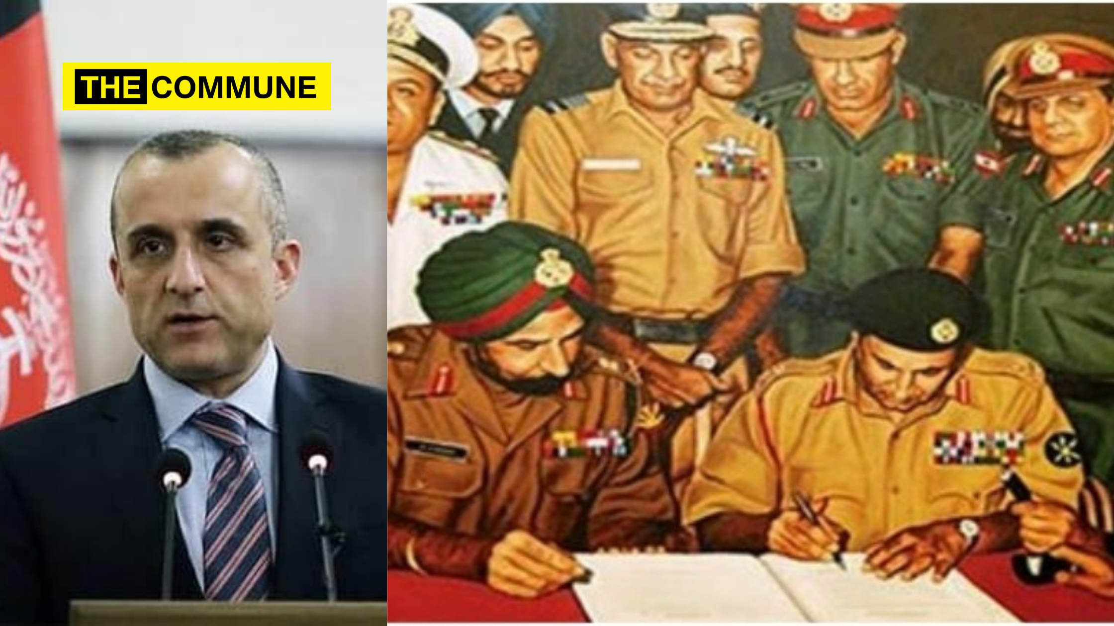 “We don’t have such a picture in our history,” Afghan Vice-President posts the famous picture of Pakistan army surrender to India in 1971