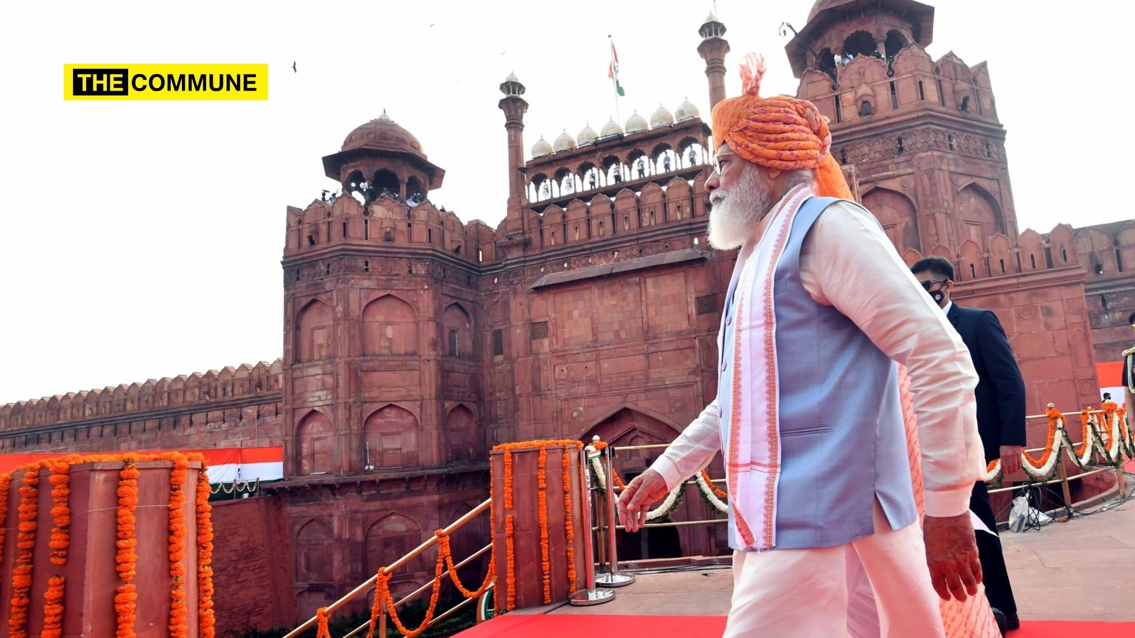 modi red fort