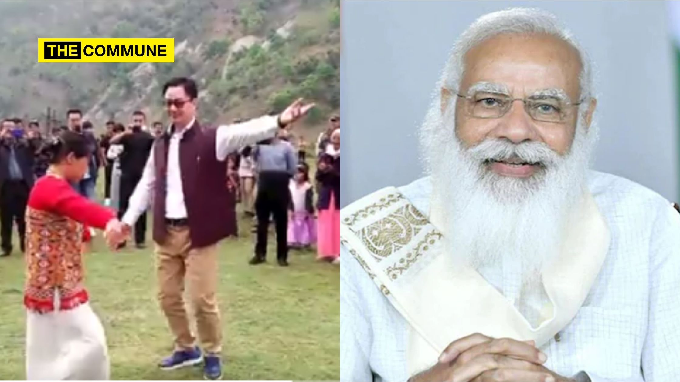 Law Min Kiren Rijiju Shakes A Leg During His Visit To Arunachal Pm