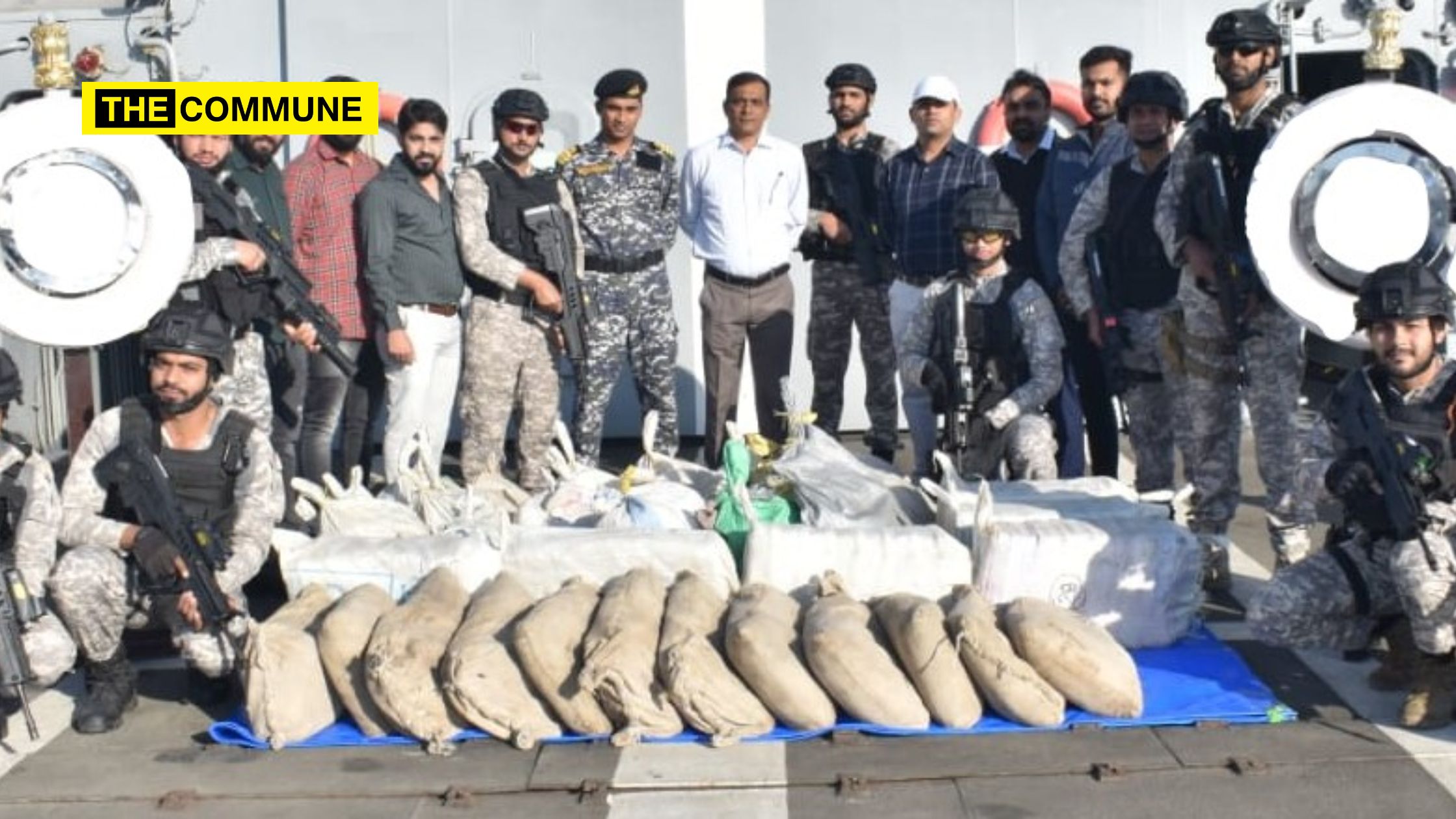 Narcotics Control Bureau and Indian Navy seize drugs worth ₹2000 crores from high seas