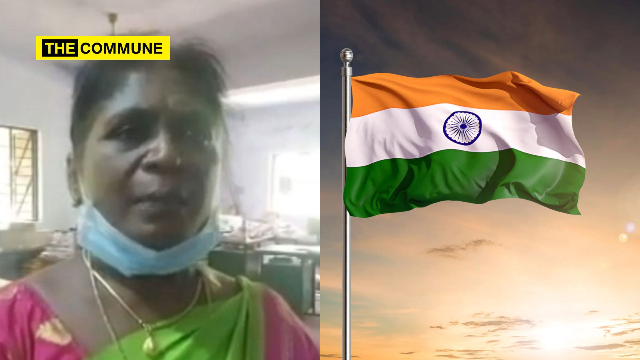 tamil nadu christian dalit teacher dharmapuri school national flag insult