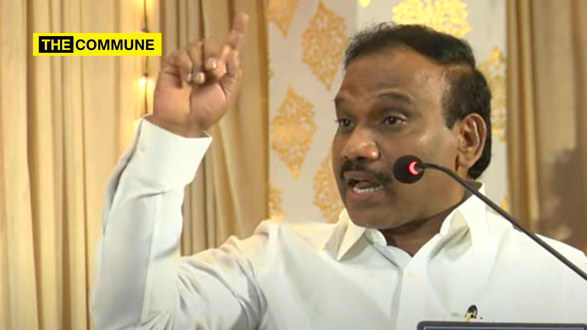 dmk mp raja arunthathiyar manual scavengers insult