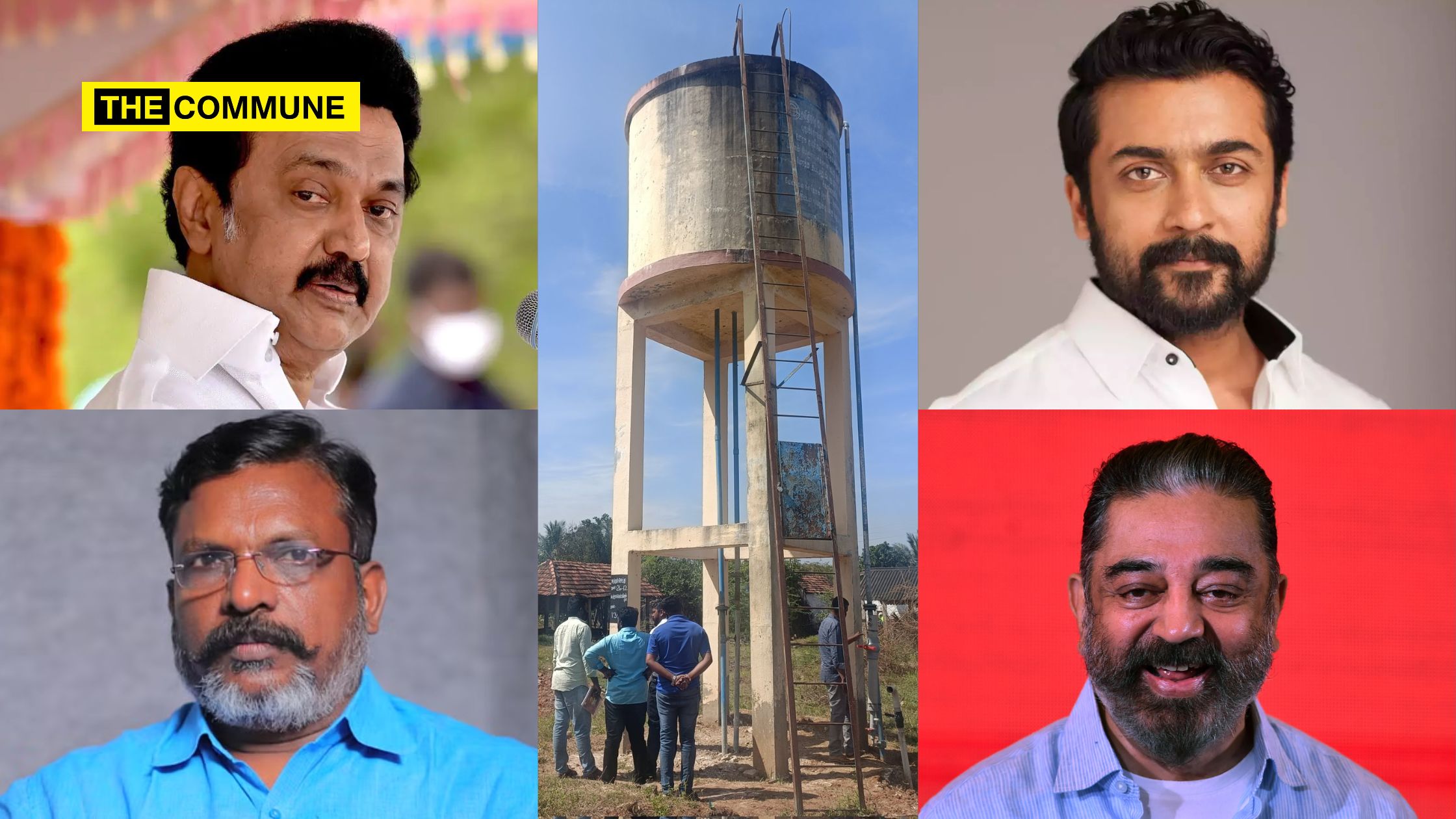 vengaivayal human excreta faeces mk stalin thirumavalavan kamal Suriya