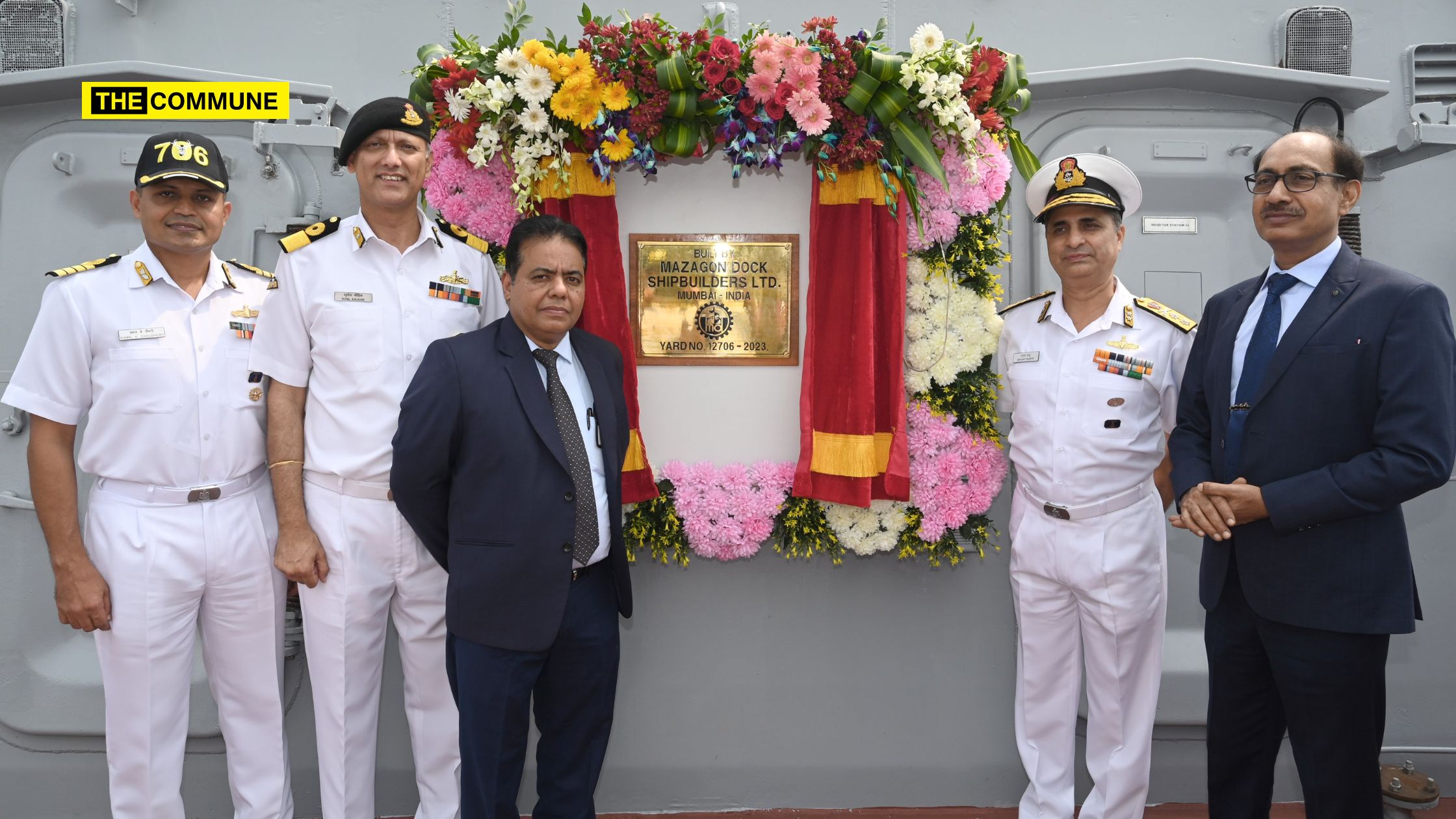 New Guided Missile Destroyer ‘Imphal’ Handed Over To Indian Navy