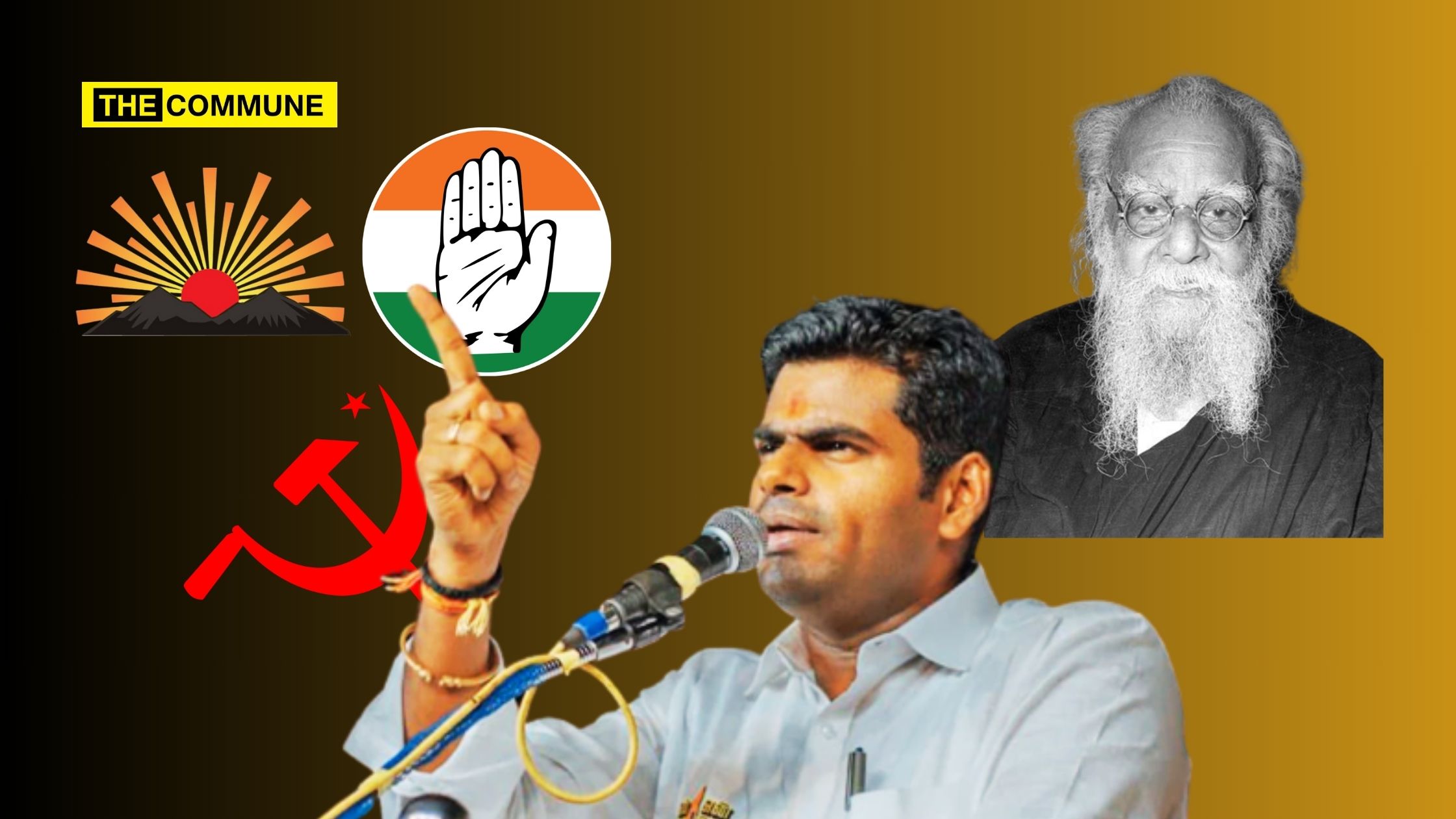 Communists Live By Licking Other's Feet, DMK Men Live By Selling Their Wives BJP TN Head Annamalai Digs Out EVR's Gems