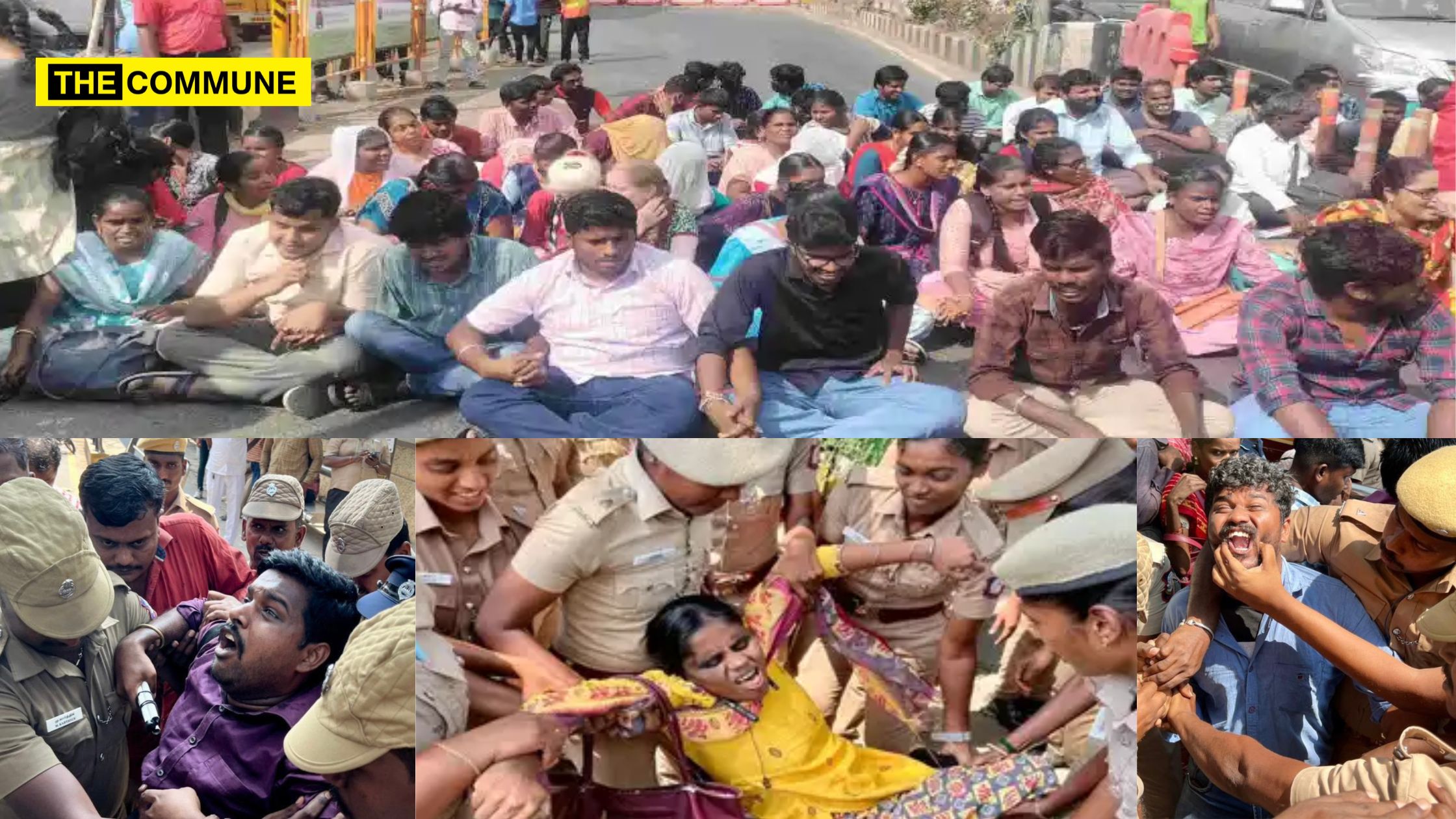 Visually Impaired Protest