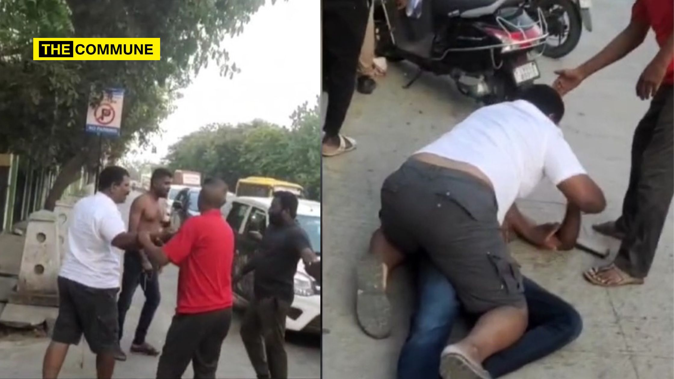 Chennai’s City Streets Witness Shocking Assault As Intoxicated Gang Thrashes Businessman Amid Traffic Police Presence