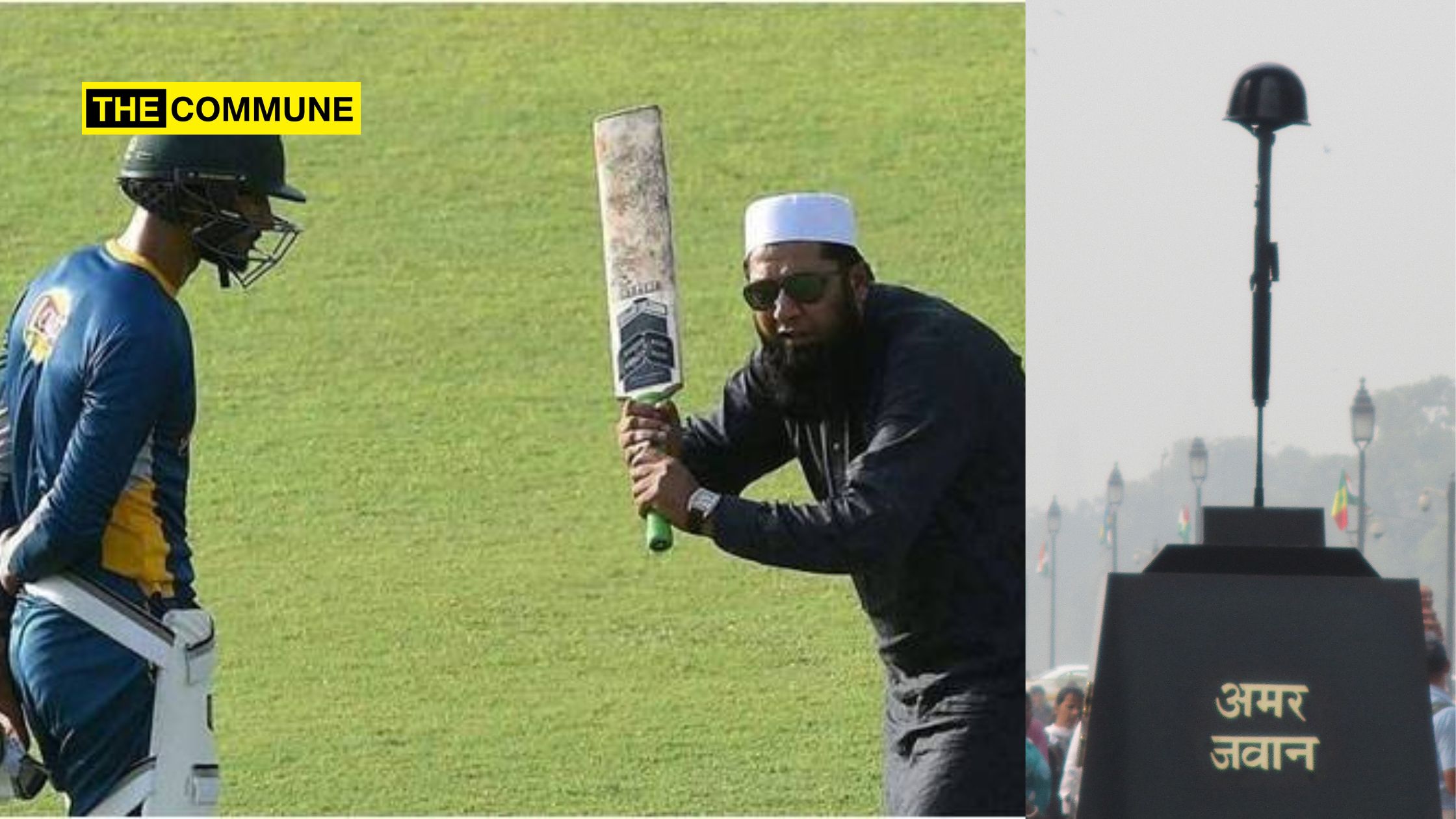 Inzamam-Ul-Haq radicalizing cricket, Amar Jawan Jyoti