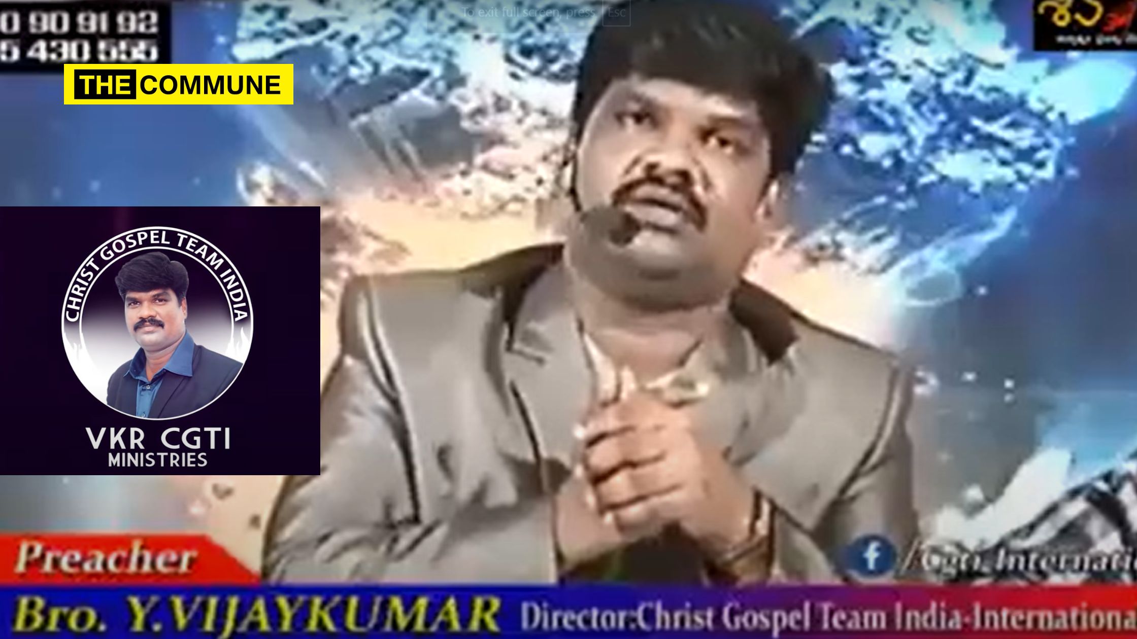 Telangana: Preacher & YouTube Channel VKR Gospel Media Owner Vijay ...