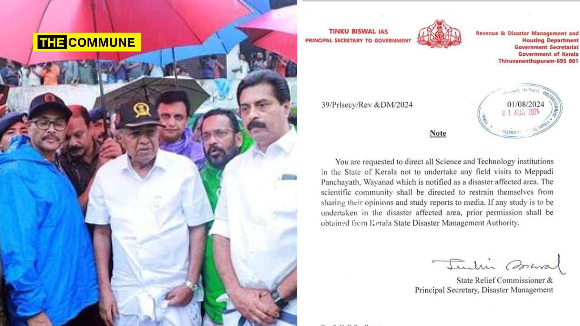 Kerala Reverses Gag Order on Scientists Visiting Wayanad Landslide Zone.