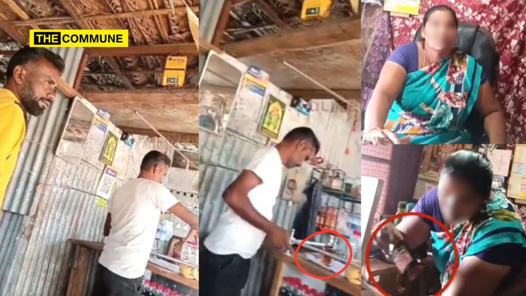 Viral Video Exposes Illegal Liquor Sale Near Police Station