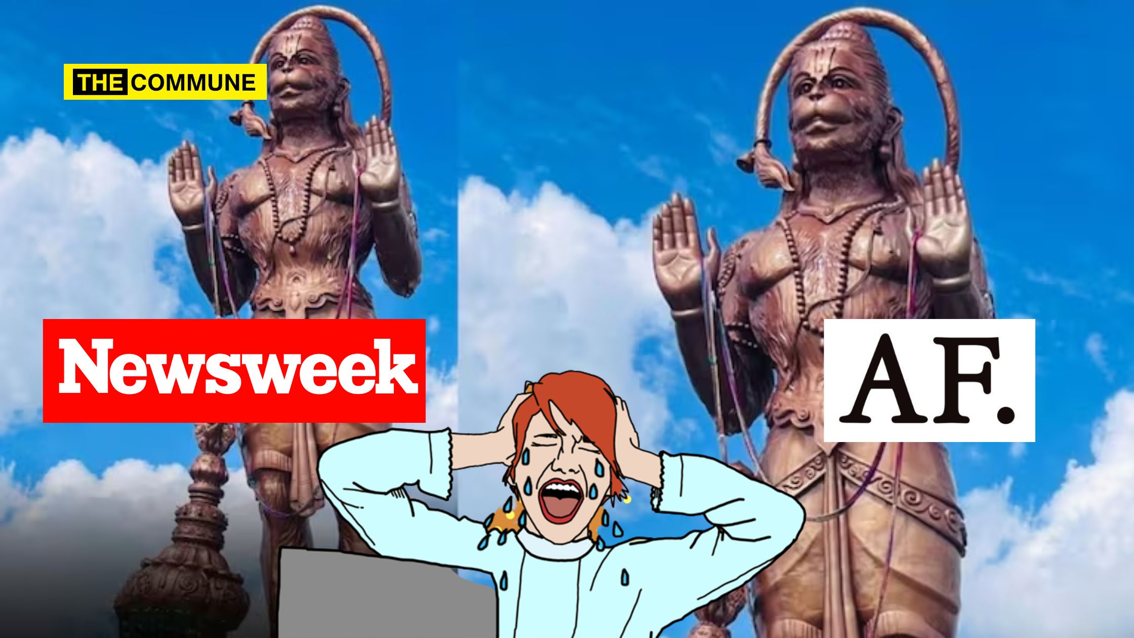 90-foot Hanuman statue unveiled in Houston, Texas; US media and American netizens demonstrate Hinduism with jibes against ‘monkey god’ and ‘demon god’