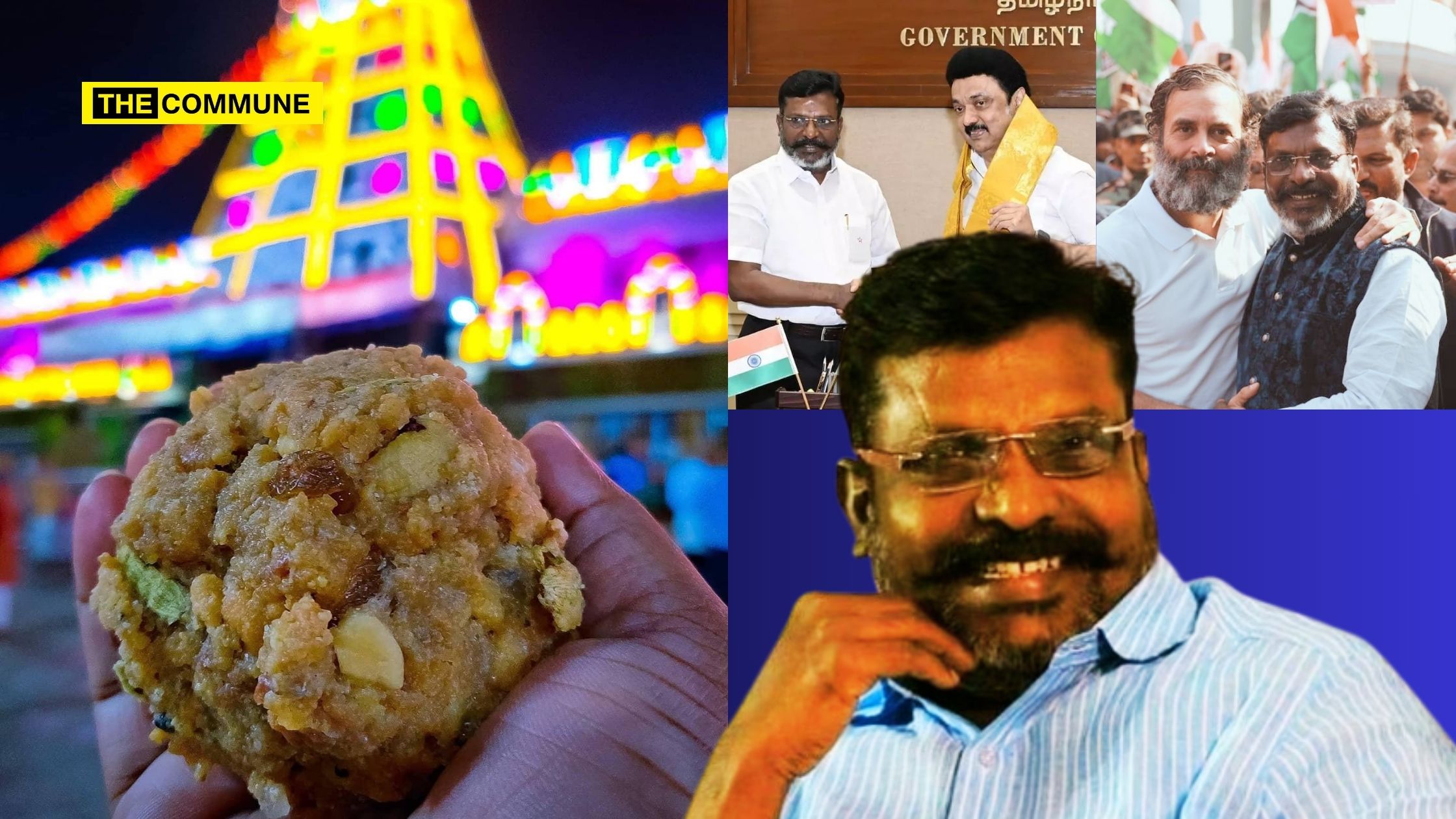 "Animal Fat Present In Sweets Is Common, Why Politicize?": INDI Ally VCK MP Thirumavalavan Says