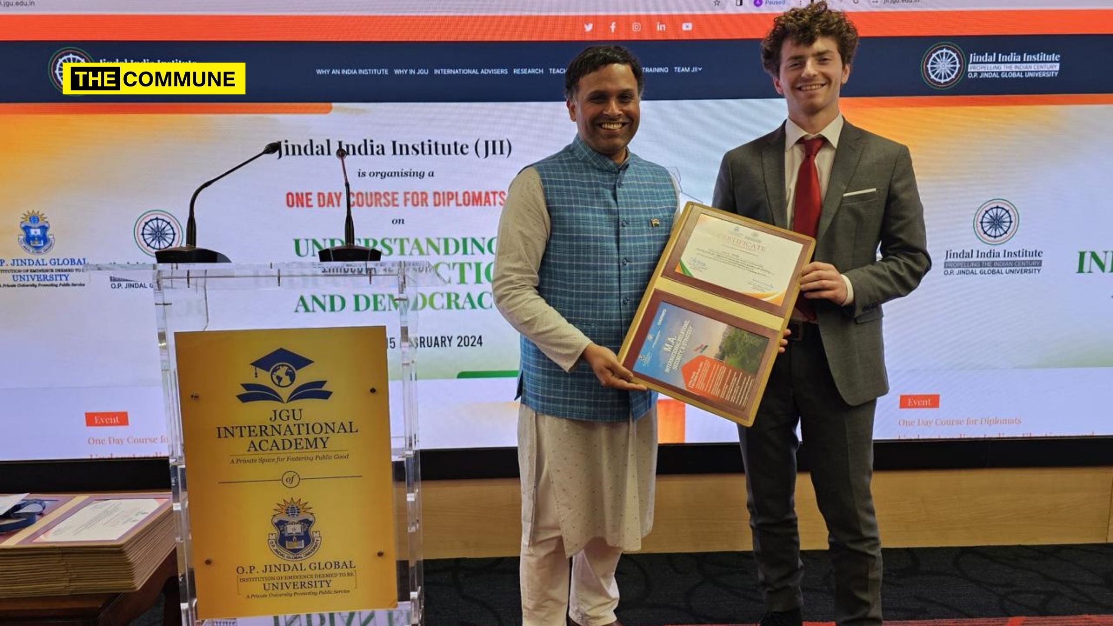 Jindal India Institute Trains Over 30 Foreign Diplomats, Journalists To Deepen Understanding Of India's Foreign And Security Policy Jindal university training Foreign Diplomats, Journalists To Deepen Understanding Of India's Foreign And Security Policy