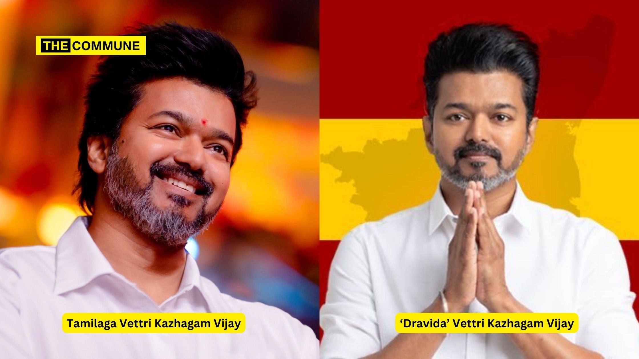 TaVeKa Vijay Dravidianizes Himself, Removes Social Media Pic With Kungumam To Look 'Secular'