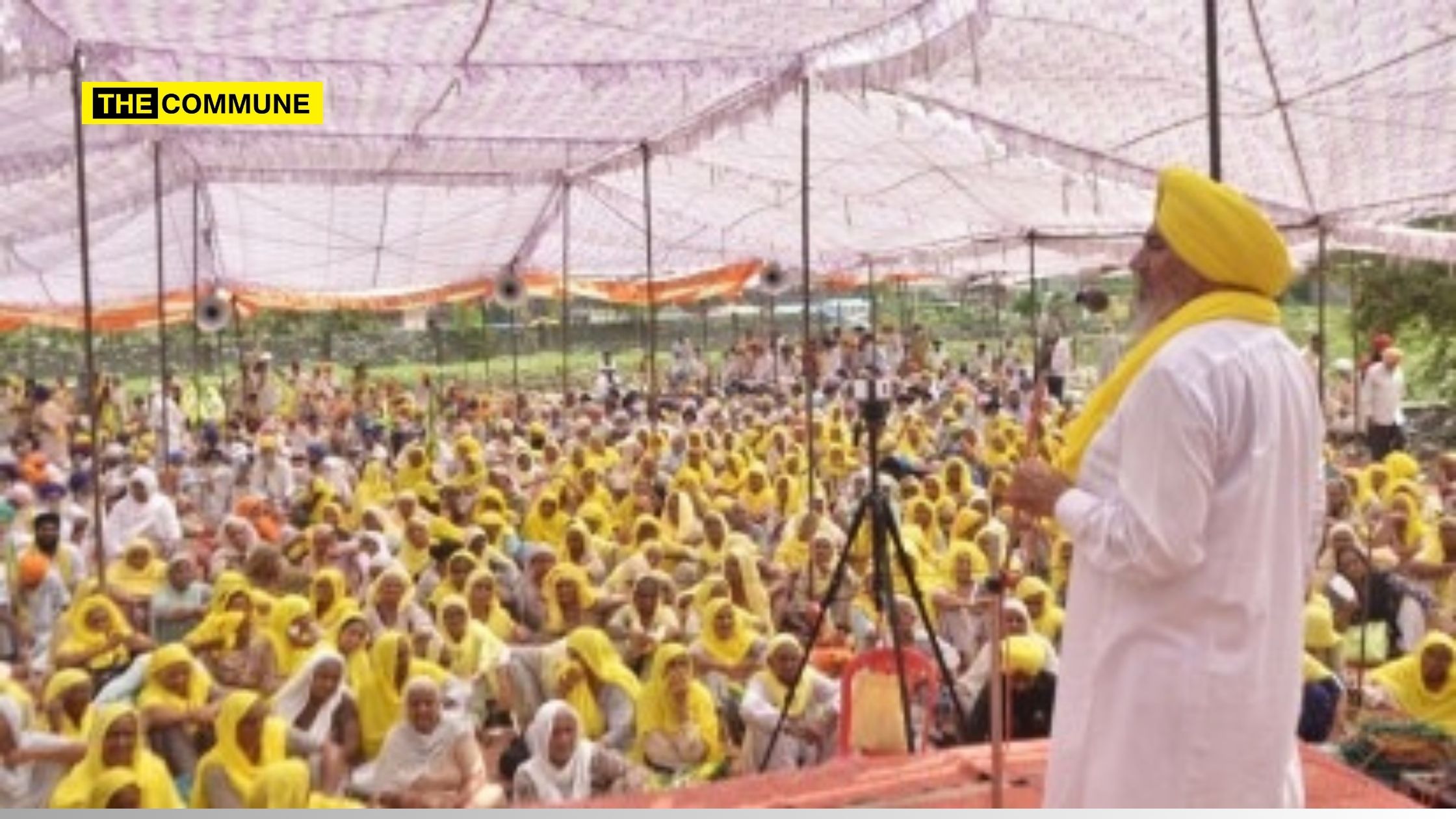 Thousands Of Farmers Camp In Chandigarh To Protest Against AAP Govt In Punjab