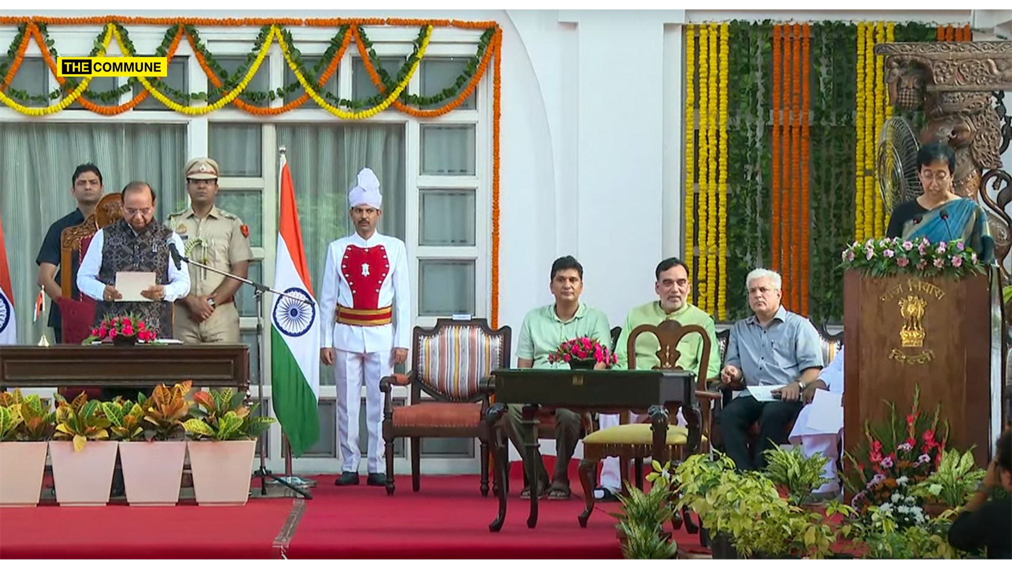 atishi-delhi-CM-swear in Atishi Sworn-In As Delhi CM, Becomes Youngest Leader To Hold Top Post