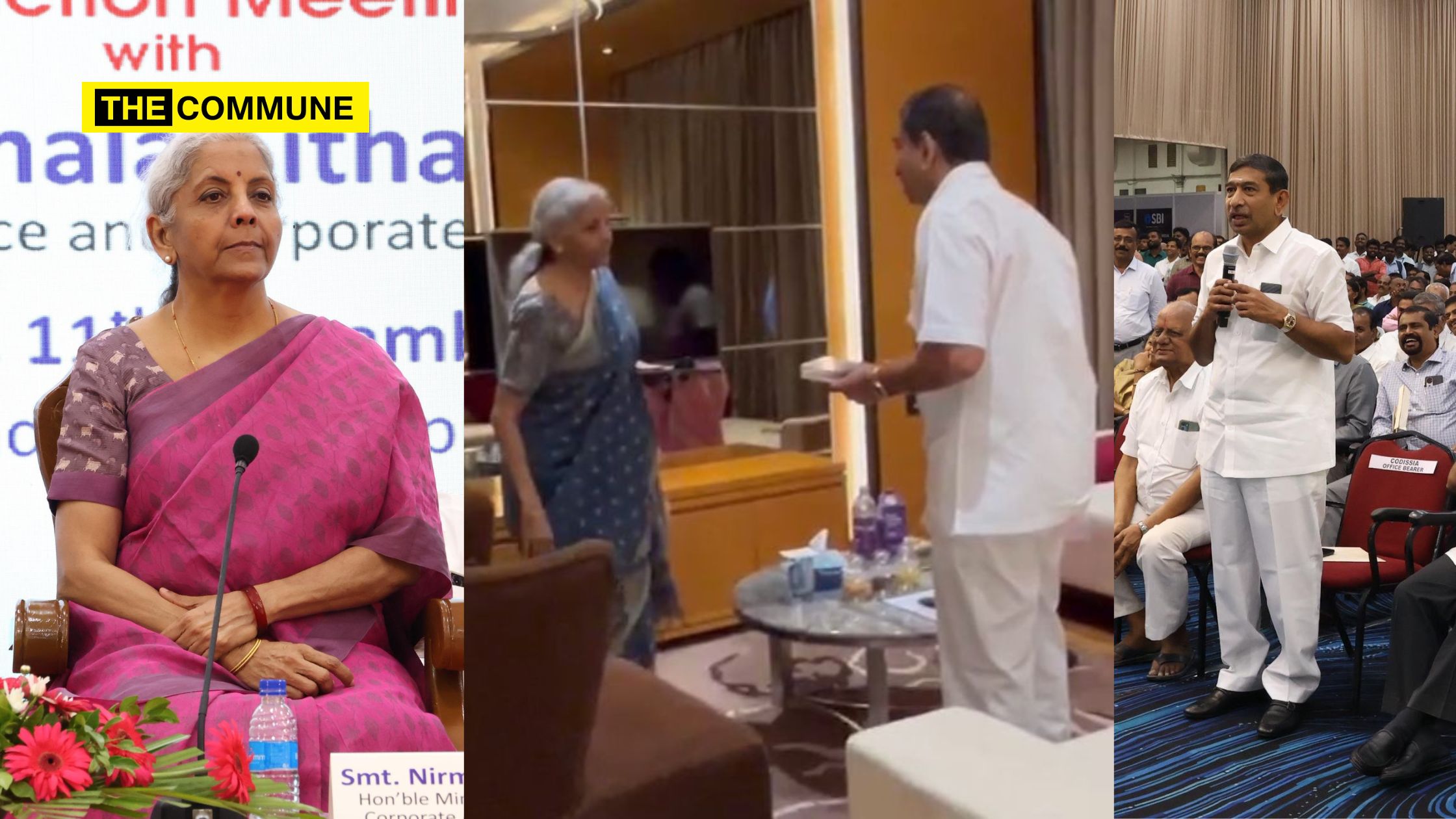nirmala sitharaman apology gst meeting annapoorna hotel coimbatore entrepreneur bun cream BJP TN Shoots Itself In The Foot By Posting Video Of Sri Annapoorna Hotel Owner Apologizing To Nirmala Sitharaman