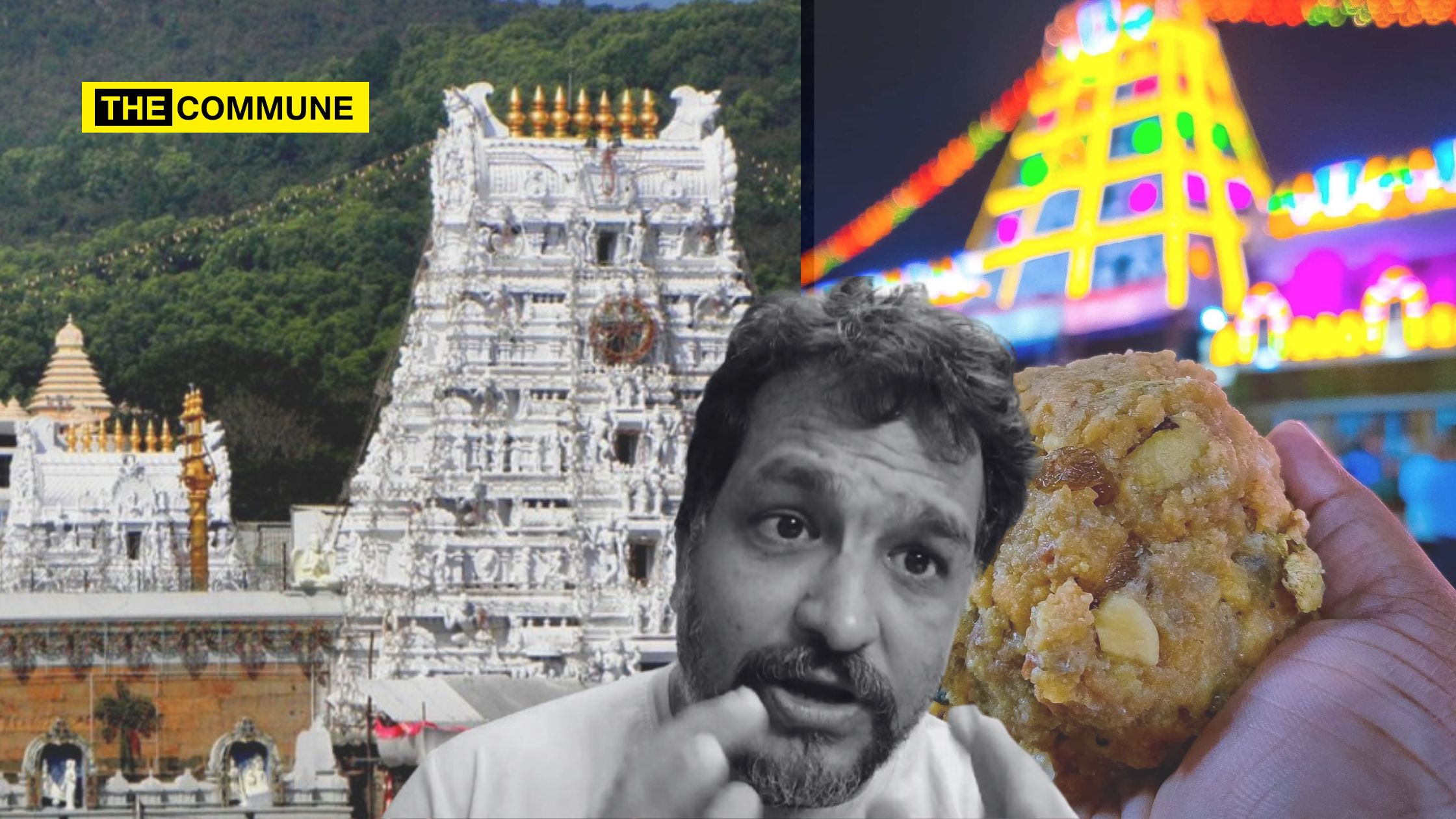 piyush manush mocks hindus tirupati beef prasadam laddoo contamination adulterated ghee ttd dravidianist "100 Cr People Would've Got Laddus, Did You Enjoy The Beef?": Anti-BJP And Pro-Congress Dravidianist Activist Piyush Manush Mocks Hindus On Tirupati Prasadam Issue