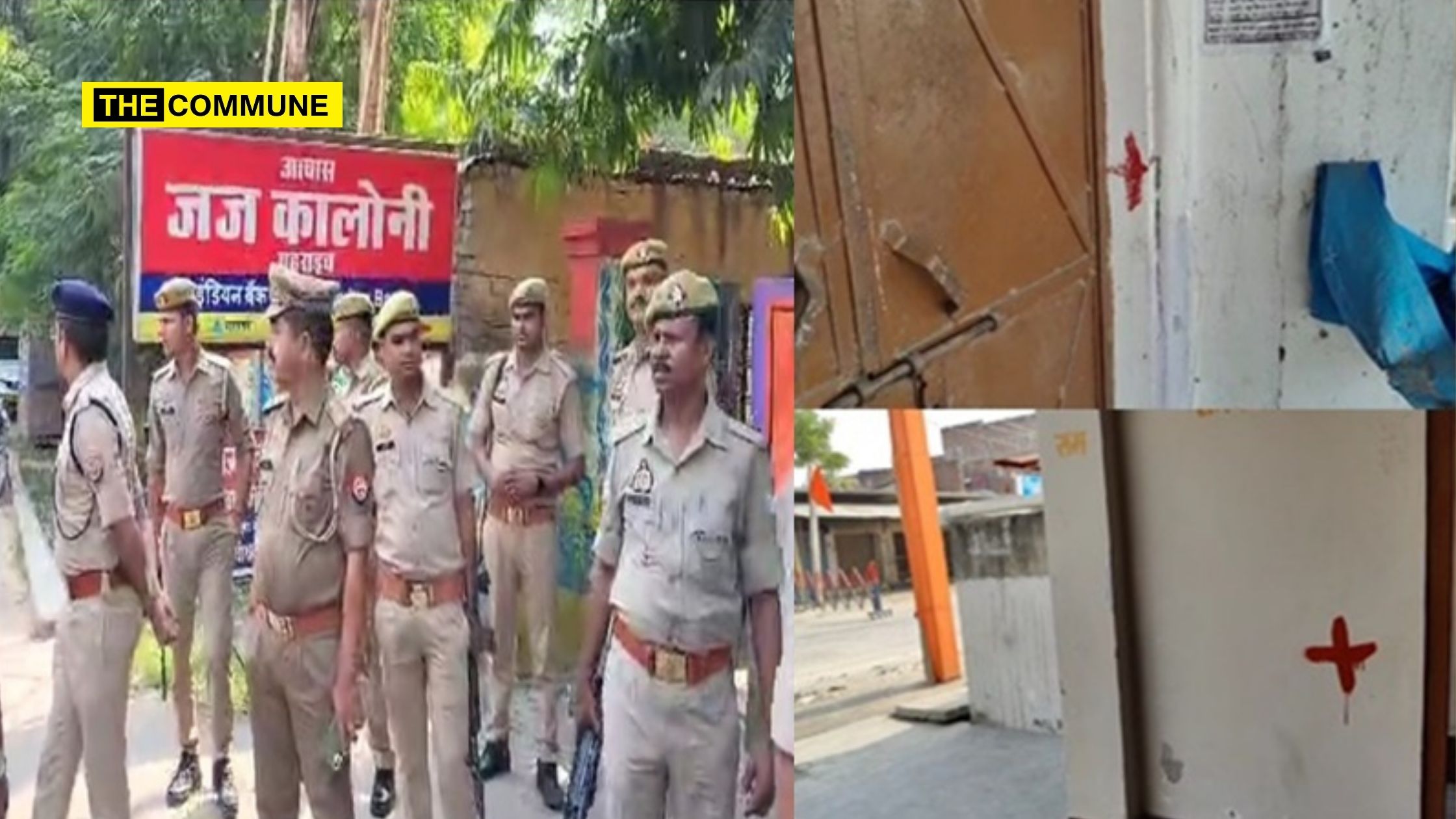 Bahraich Violence: Red Marks On Houses Trigger Panic Among Local Residents