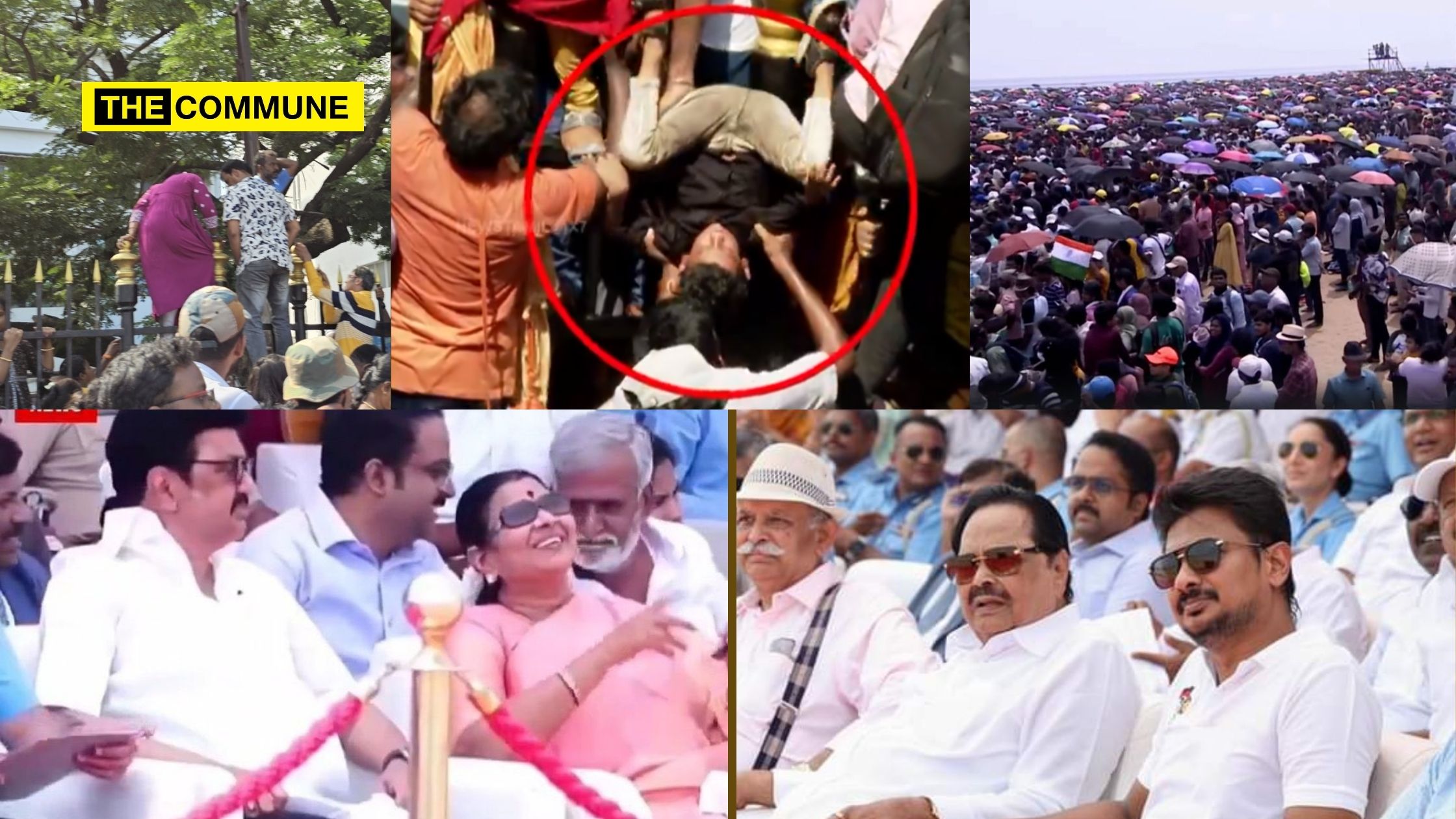 Thirsty Crowds Drank From Fire Engines at Chennai Air Show