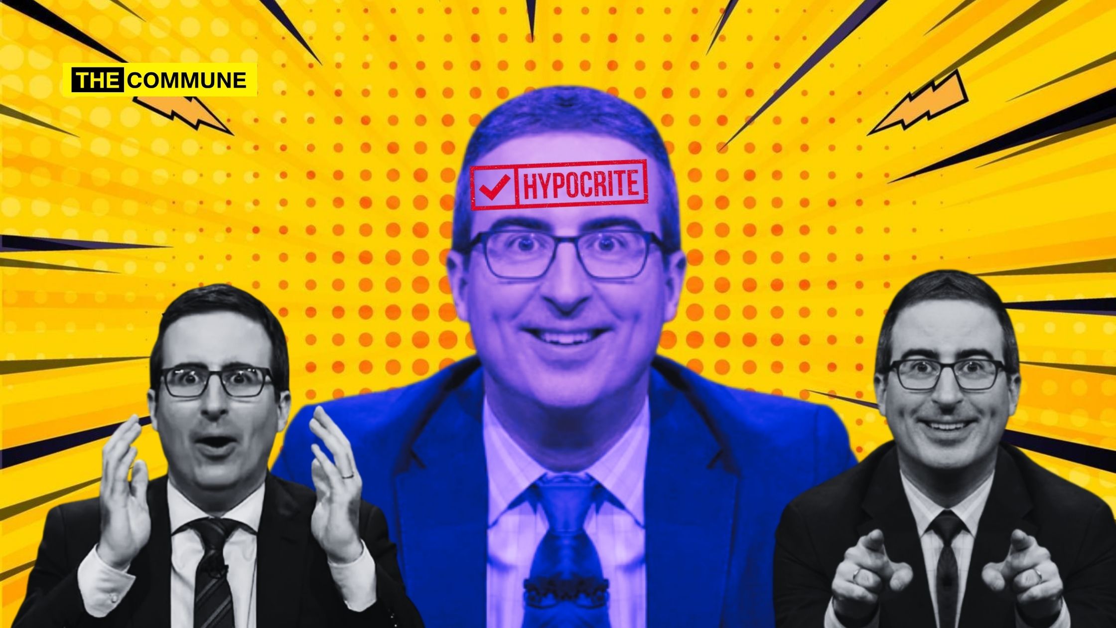 Exposing John Oliver The Hypocritical Liberal Lapdog And An Oxy'Moron' Of Western Propaganda John Oliver