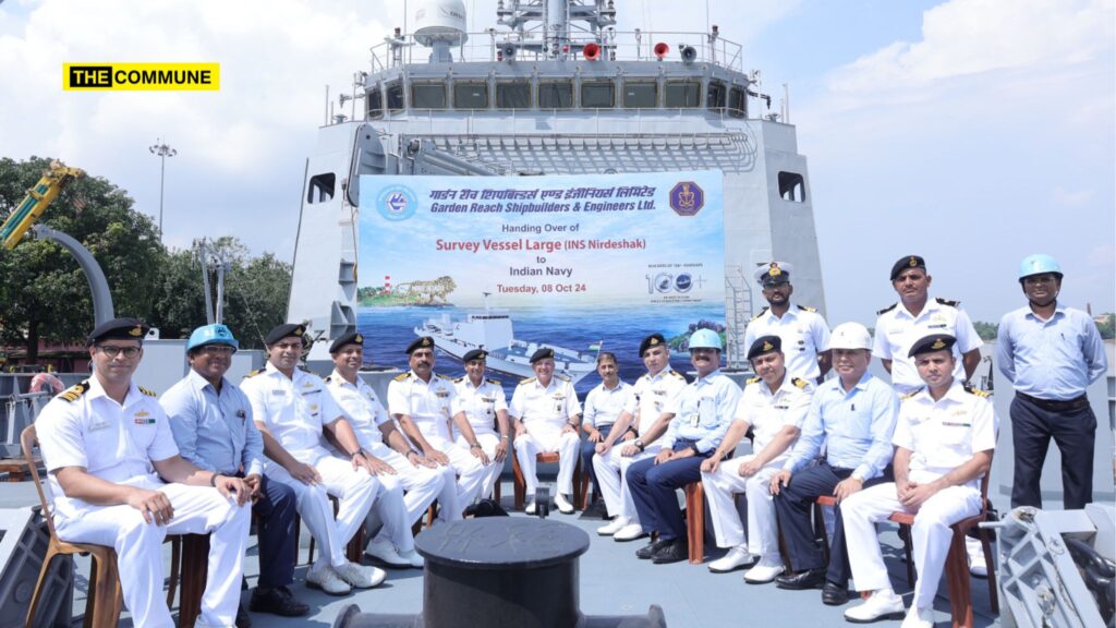 Navy Gets Second Of Four Survey Vessels INS Nirdeshak