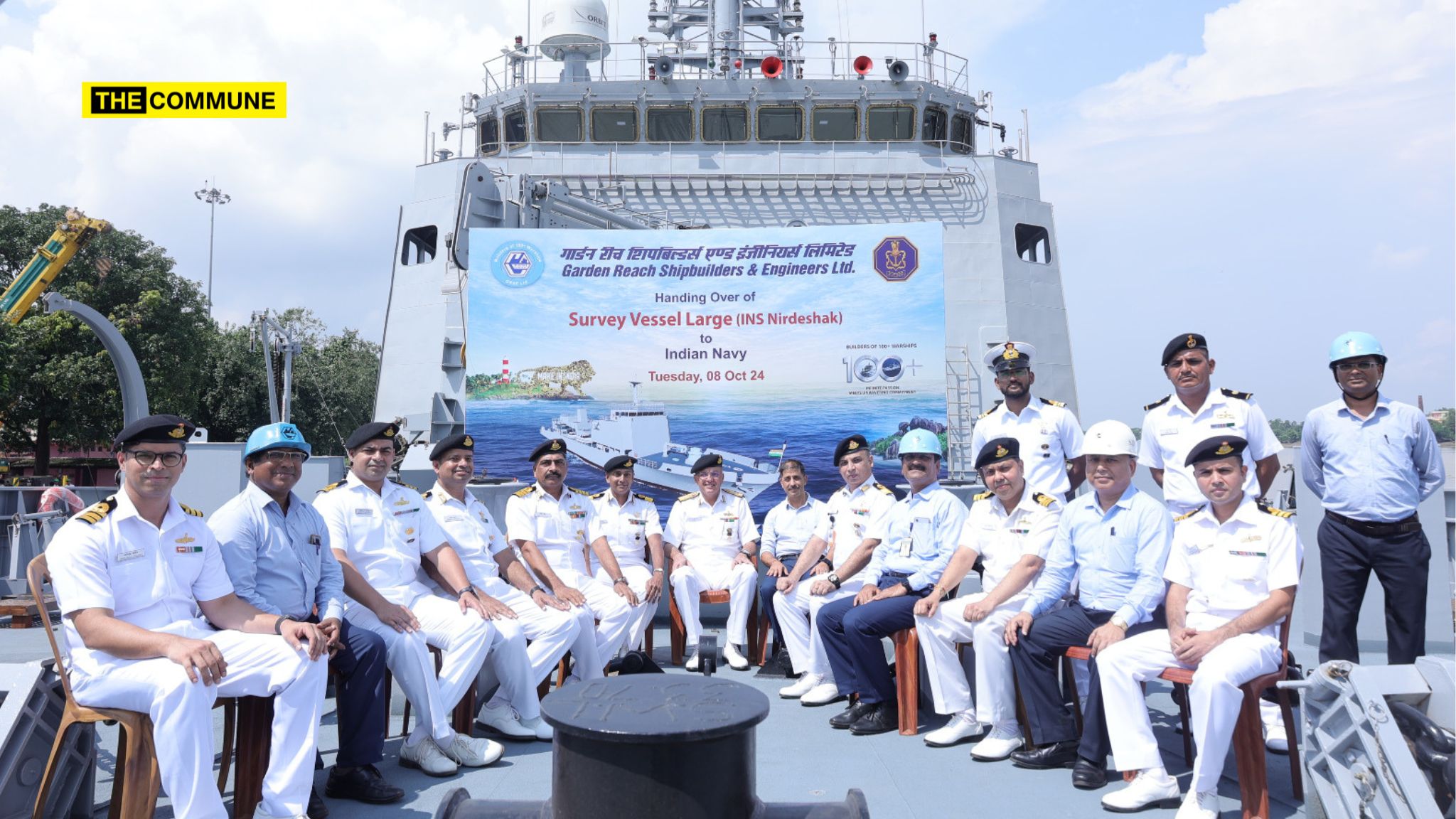 Navy Gets Second Of Four Survey Vessels INS Nirdeshak Navy Gets Second Of Four Survey Vessels INS Nirdeshak