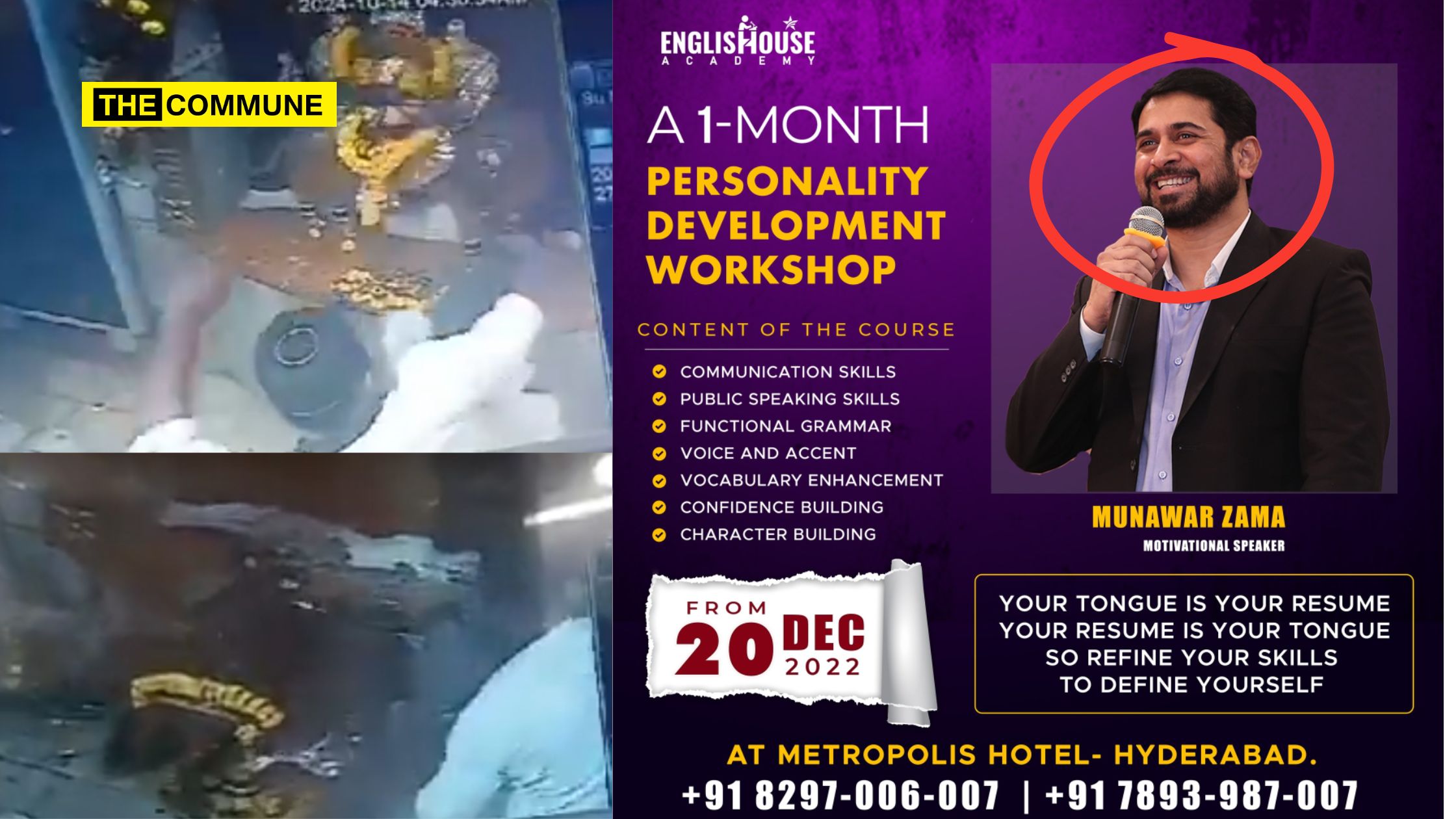 Motivational' Speaker Munawar Zama Arrested For Inciting Muthyalamma Temple Attack