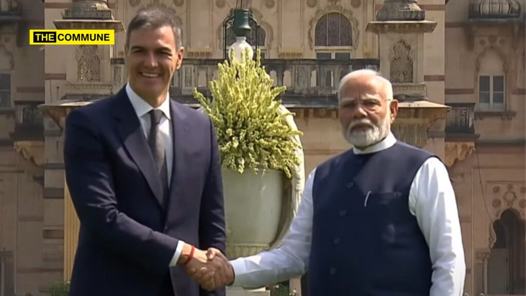 PM Modi, Spanish Prez Pledge To Enhance Partnership In Bilateral Talks, Held At Laxmi Vilas Palace.