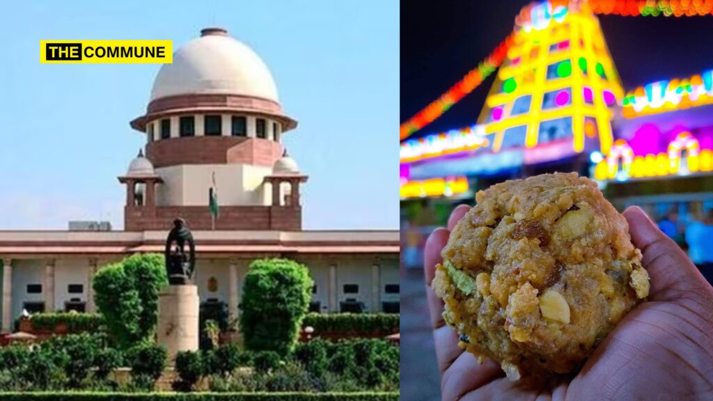 SC orders SIT Probe into Tirupati laddu case