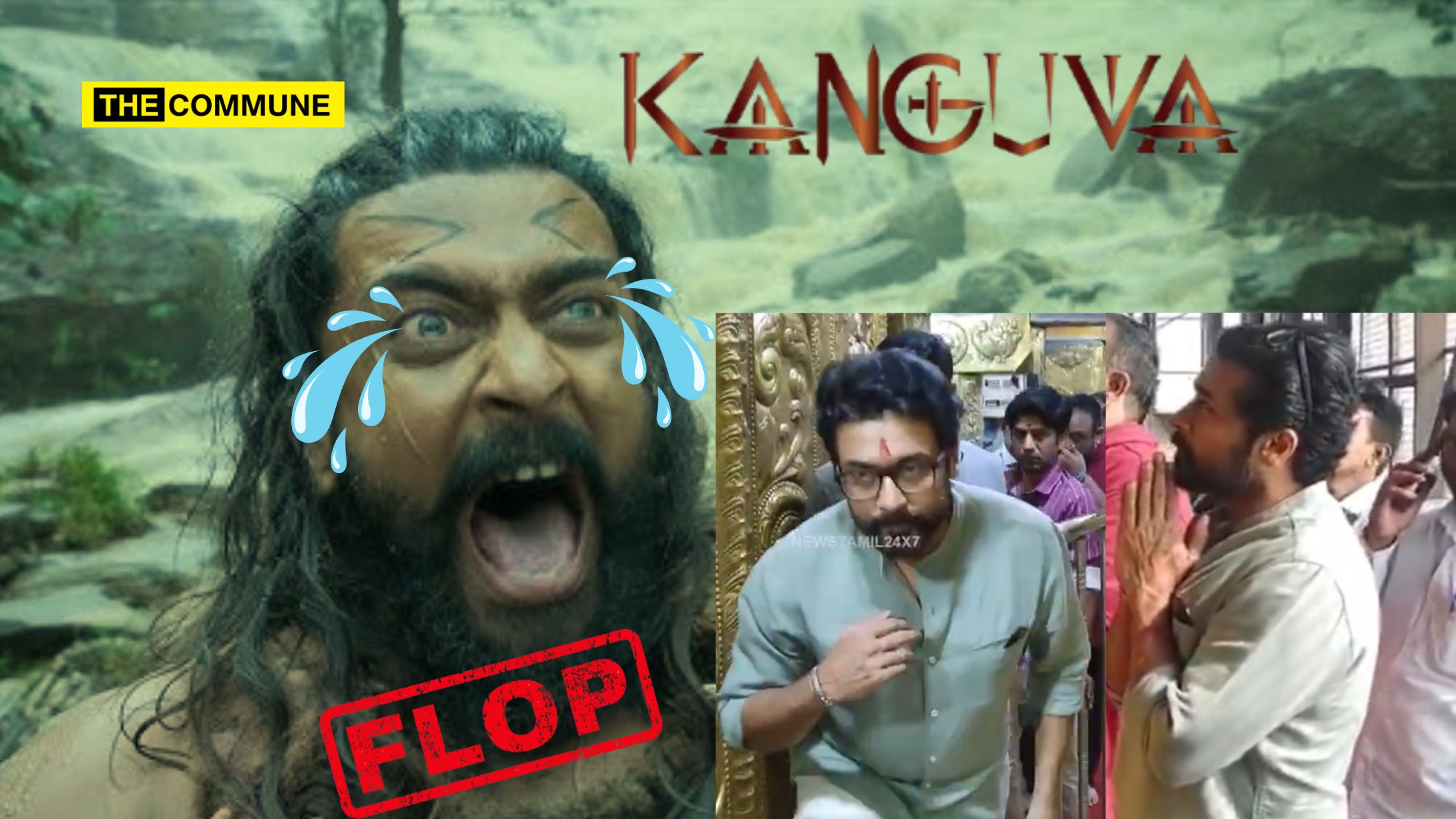 After Kanguva Disaster, Virtue-Signalling Actor Suriya Goes To Temple In Ranipet; His Wife Jyotika Had Earlier Questioned Donations To Temples