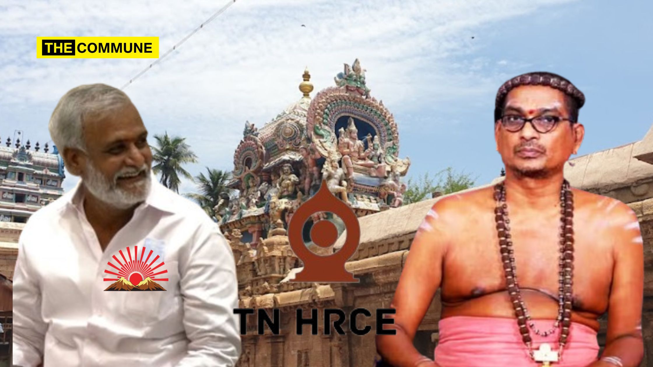 Suriyanar Temple Adheenam Head Who Took Jabs At ISKCON And Praised Anti-Hindu DK At DMK Event Marries 47-Year Old Woman Violating Sanyasi Traditions, Pledges To Handover Mutt To Only HR&CE