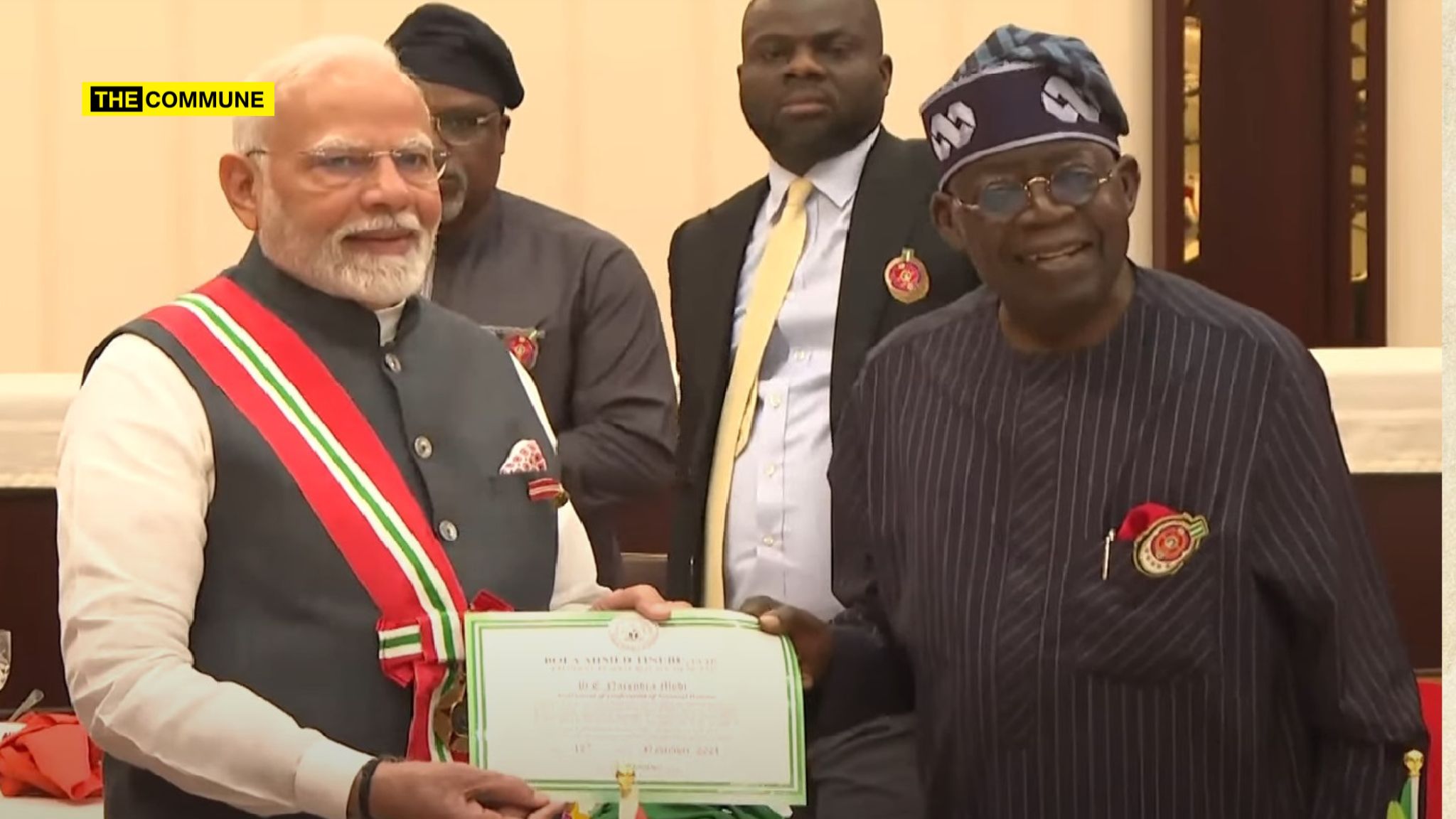 PM Modi Scripts History In Nigeria, Only Second Foreign Leader After Queen Elizabeth To Receive National Honour