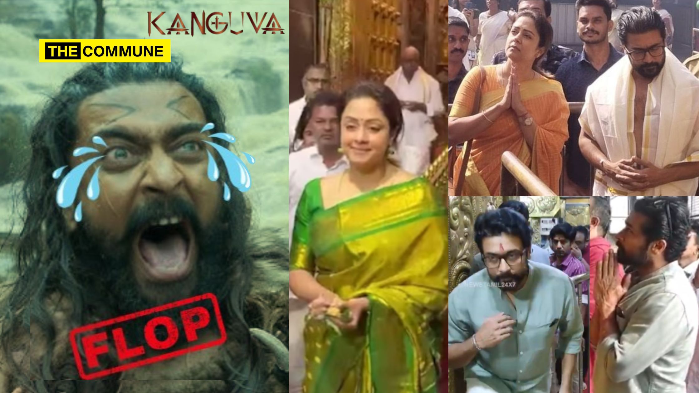 After Kanguva Disaster, Jyothika Who Opposed Temple Donation Visits 2 Temples In 2 Days - How Many More?