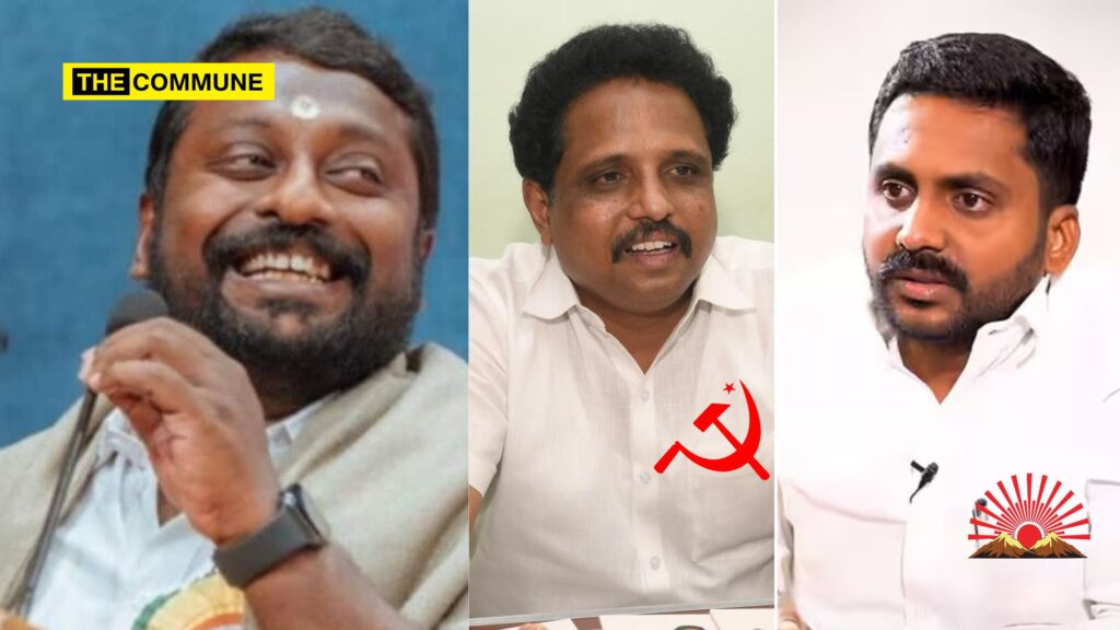 dmk rajiv gandhi, CPI M Su venkatesan, SG Suryah