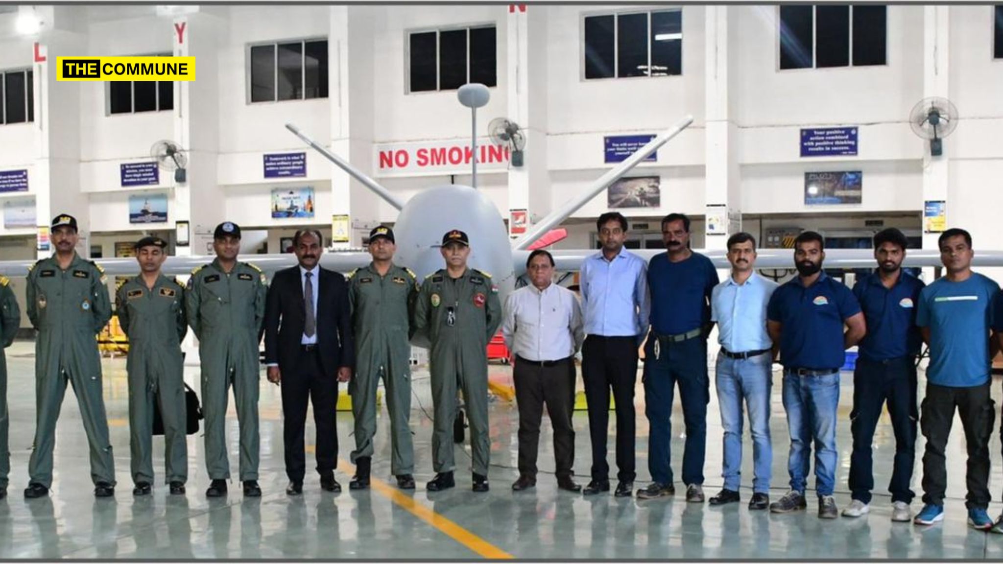 Adani Defence Hands Over 2nd Drishti-10 Drone To Indian Navy To Enhance Maritime Security Adani Defence Hands Over 2nd Drishti-10 Drone To Indian Navy To Enhance Maritime Security