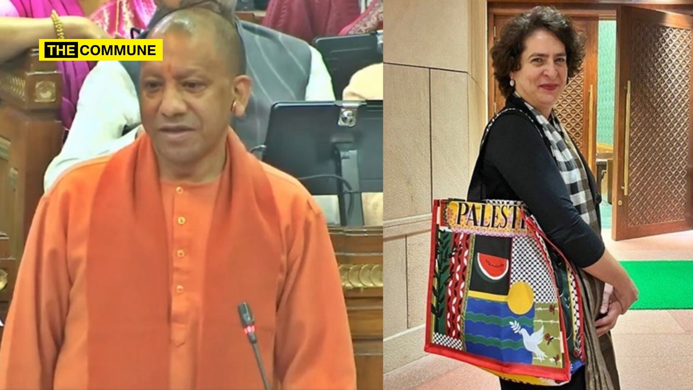 CM Yogi’s Jibe At Priyanka Over ‘Palestine’ Bag, Says ‘UP Has Sent Over 5,500 Youth To Israel’ CM Yogi's Jibe At Priyanka Over 'Palestine' Bag, Says 'UP Has Sent Over 5,500 Youth To Israel'
