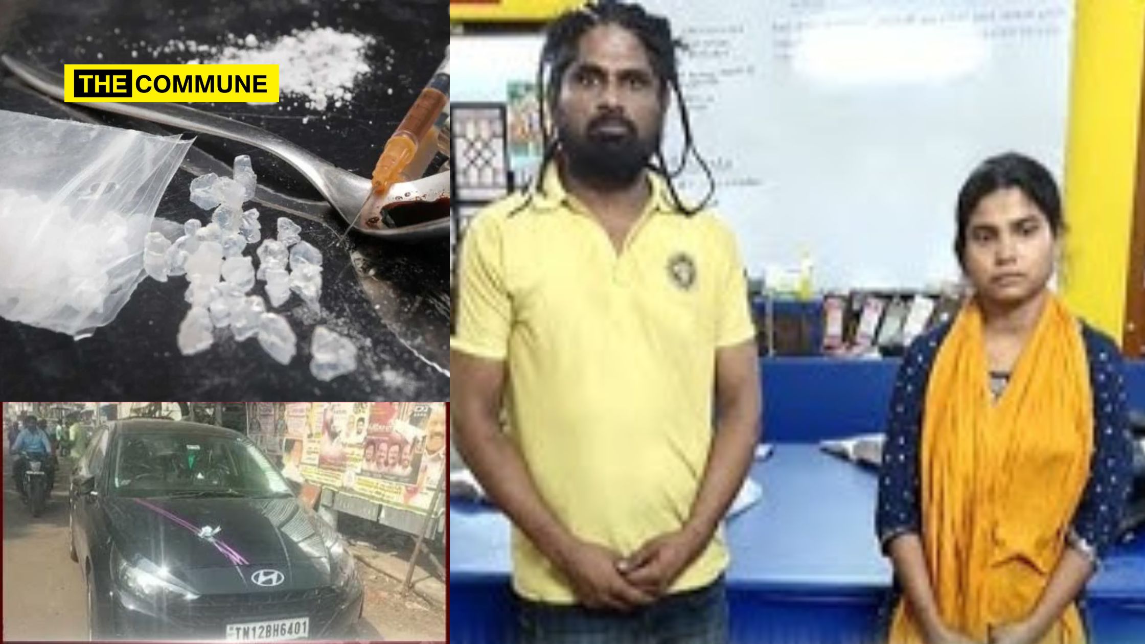 Chennai Police Bust Drug Trafficking Ring In Egmore; Methamphetamine And Ganja Seized, Two Arrested